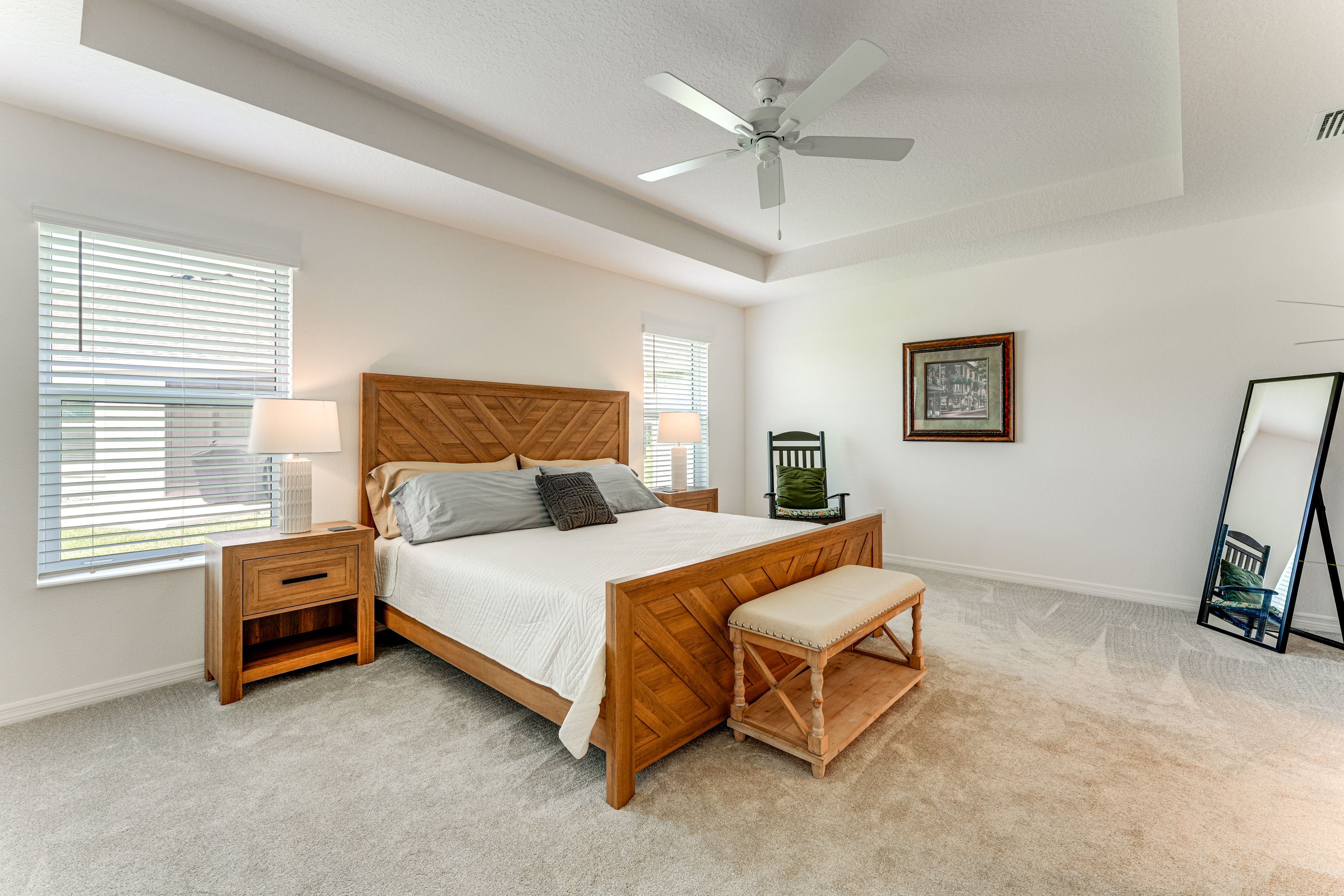 Bedroom 1 | King Bed | Smart TV | Walk-In Closet