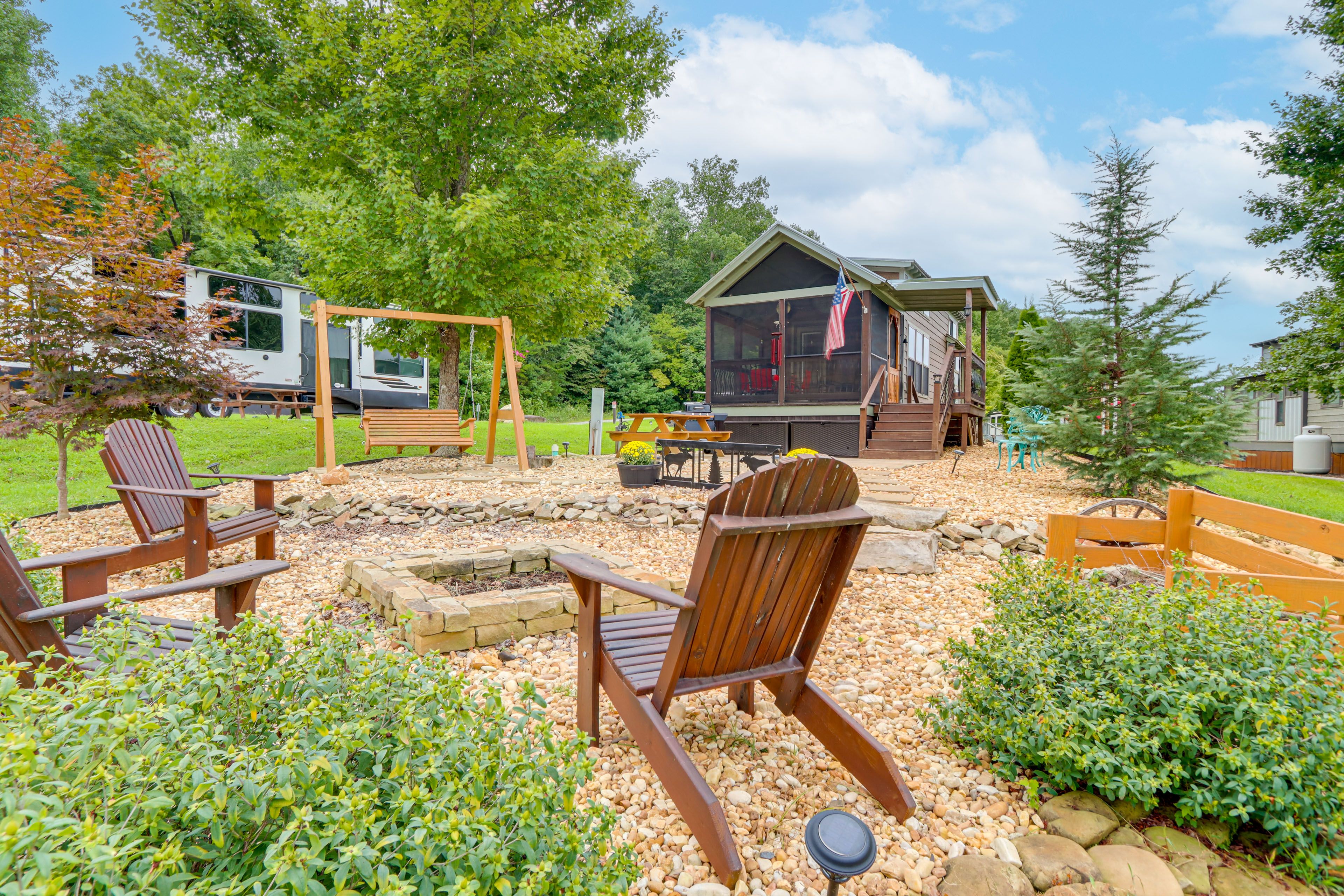 Morganton Vacation Rental | 1BR | 1BA | 5 Steps to Enter | 398 Sq Ft