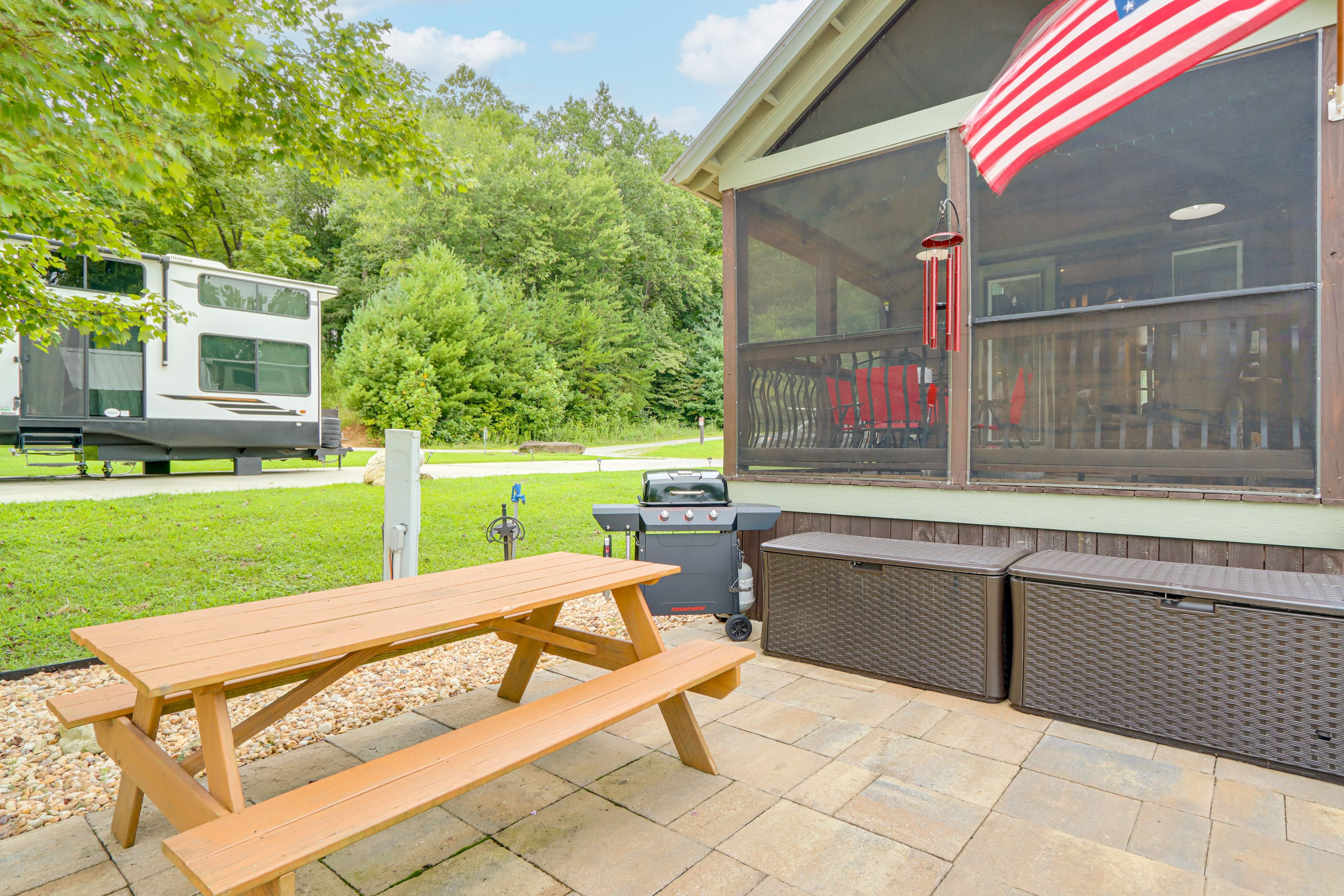 Patio Area | Gas Grill