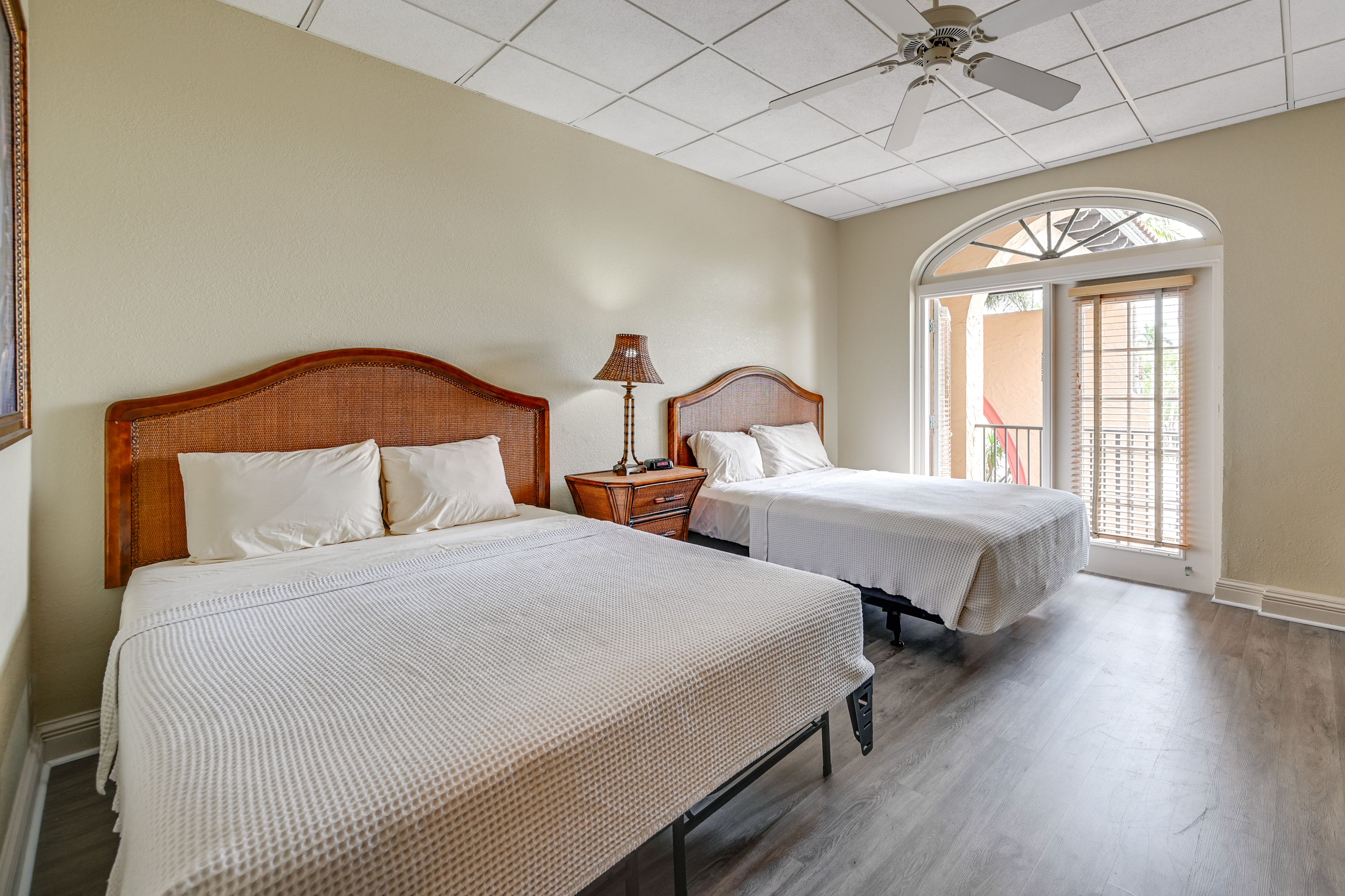 Studio | 2 Queen Beds | Free WiFi | Window A/C Unit | Central Heat
