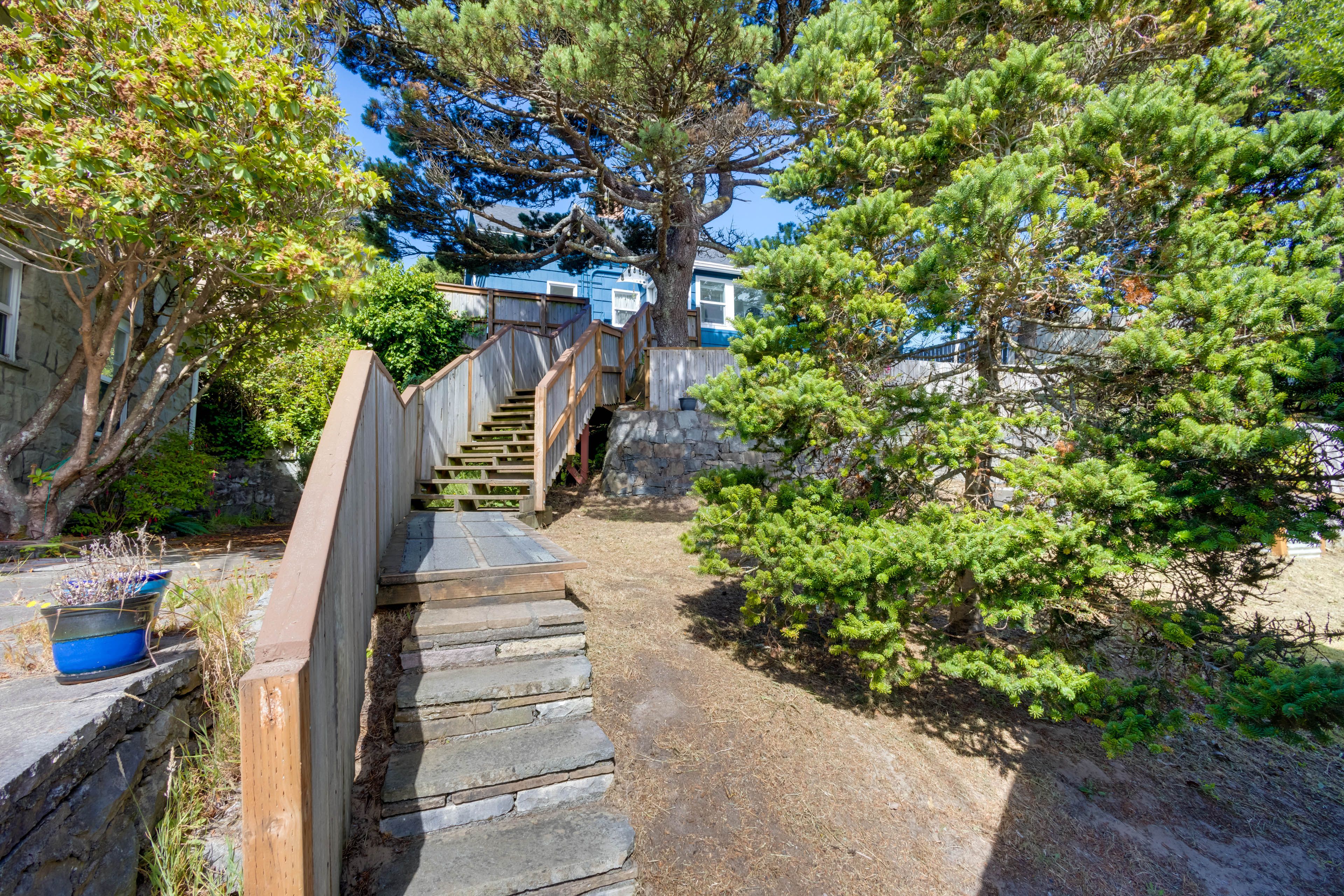 Property Exterior | 3 Flights of Stairs to Enter