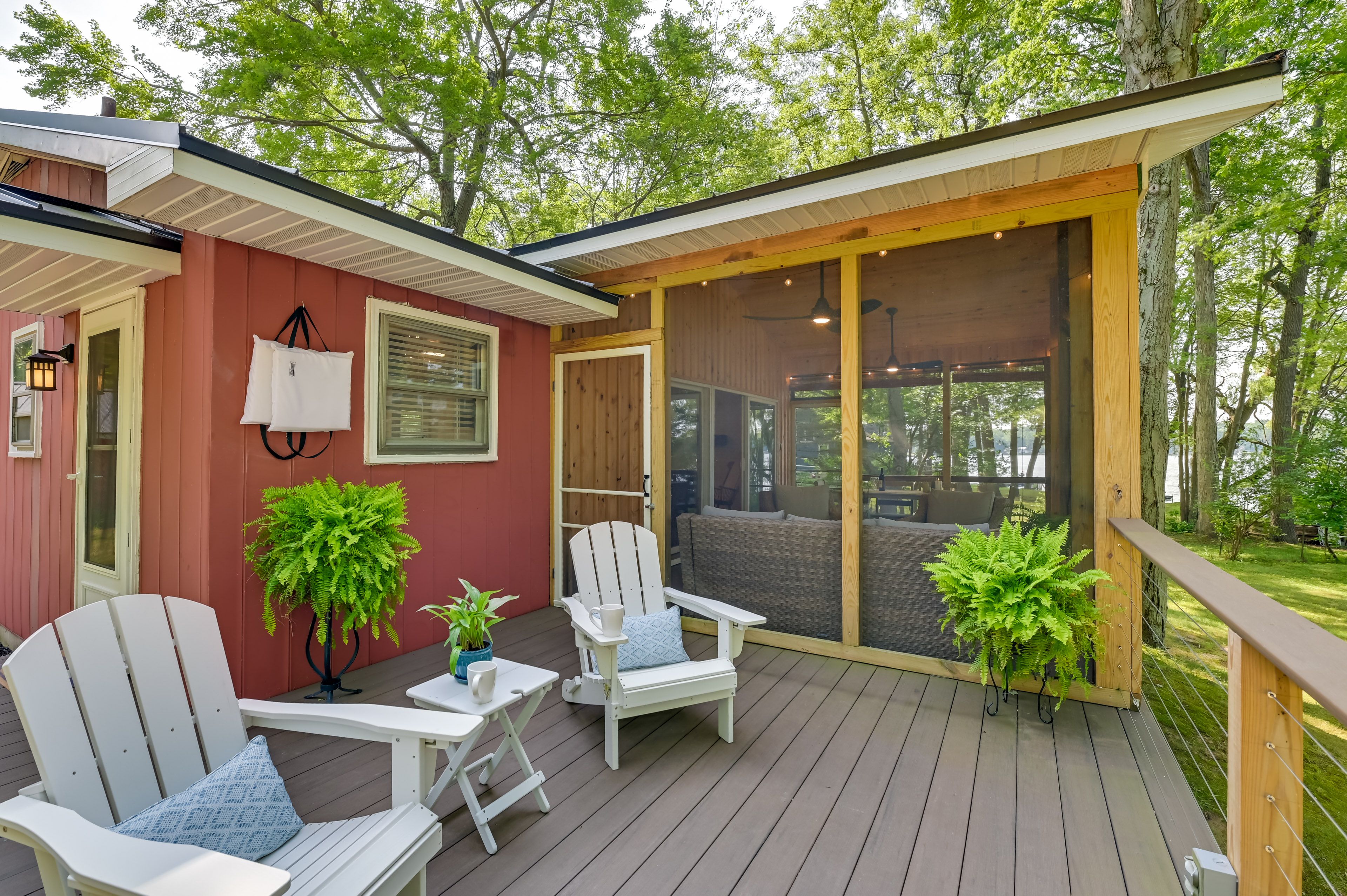 Furnished Deck | Lake Views