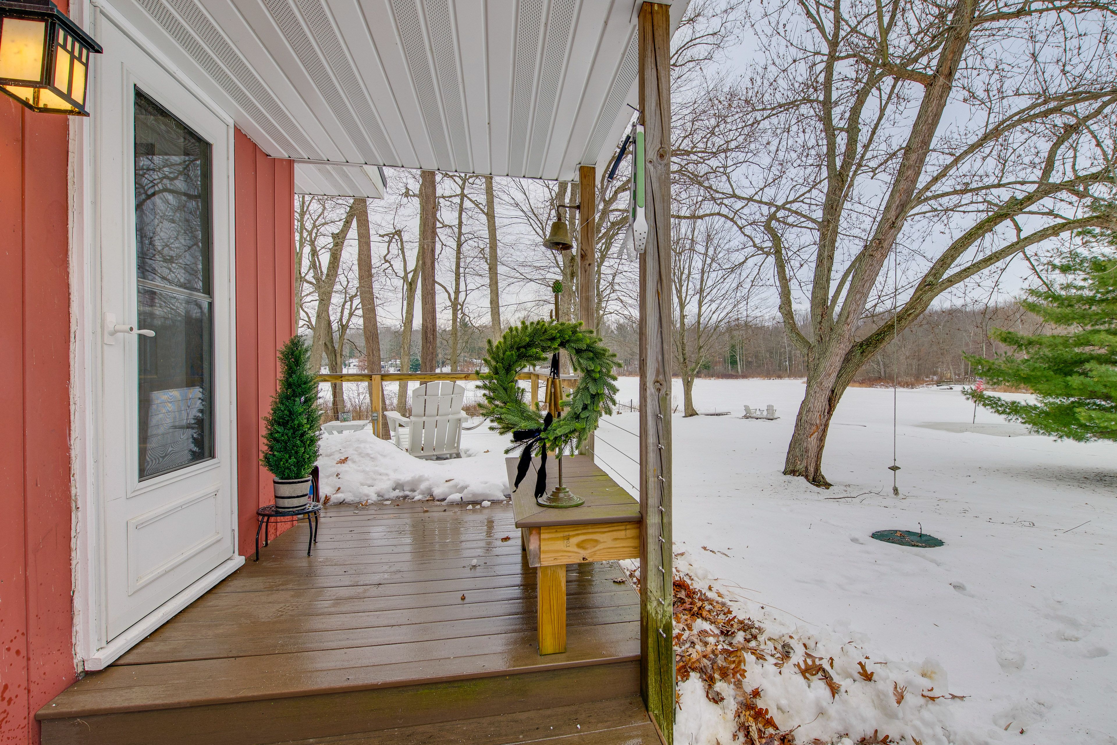 Cottage Entrance in Winter