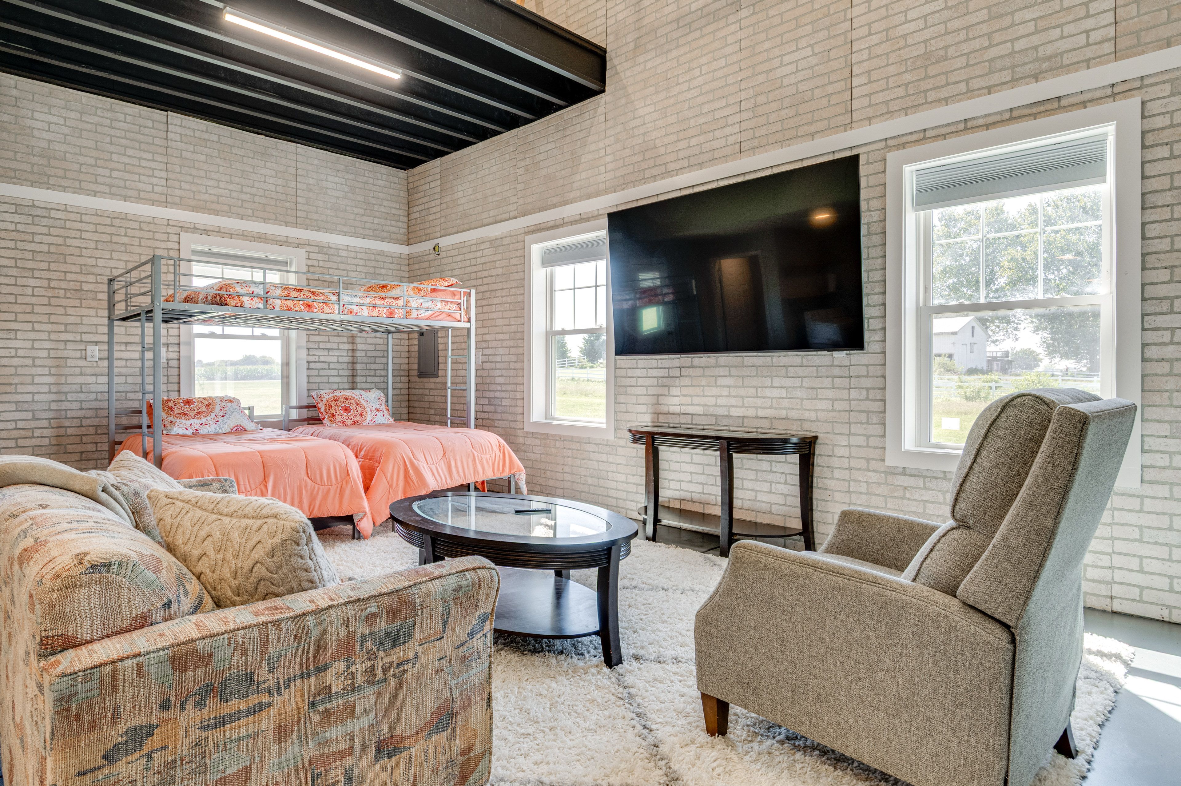 Game Room | 1st Floor | 2 Twin Beds | Lofted Full Bed | Queen Sleeper Sofa