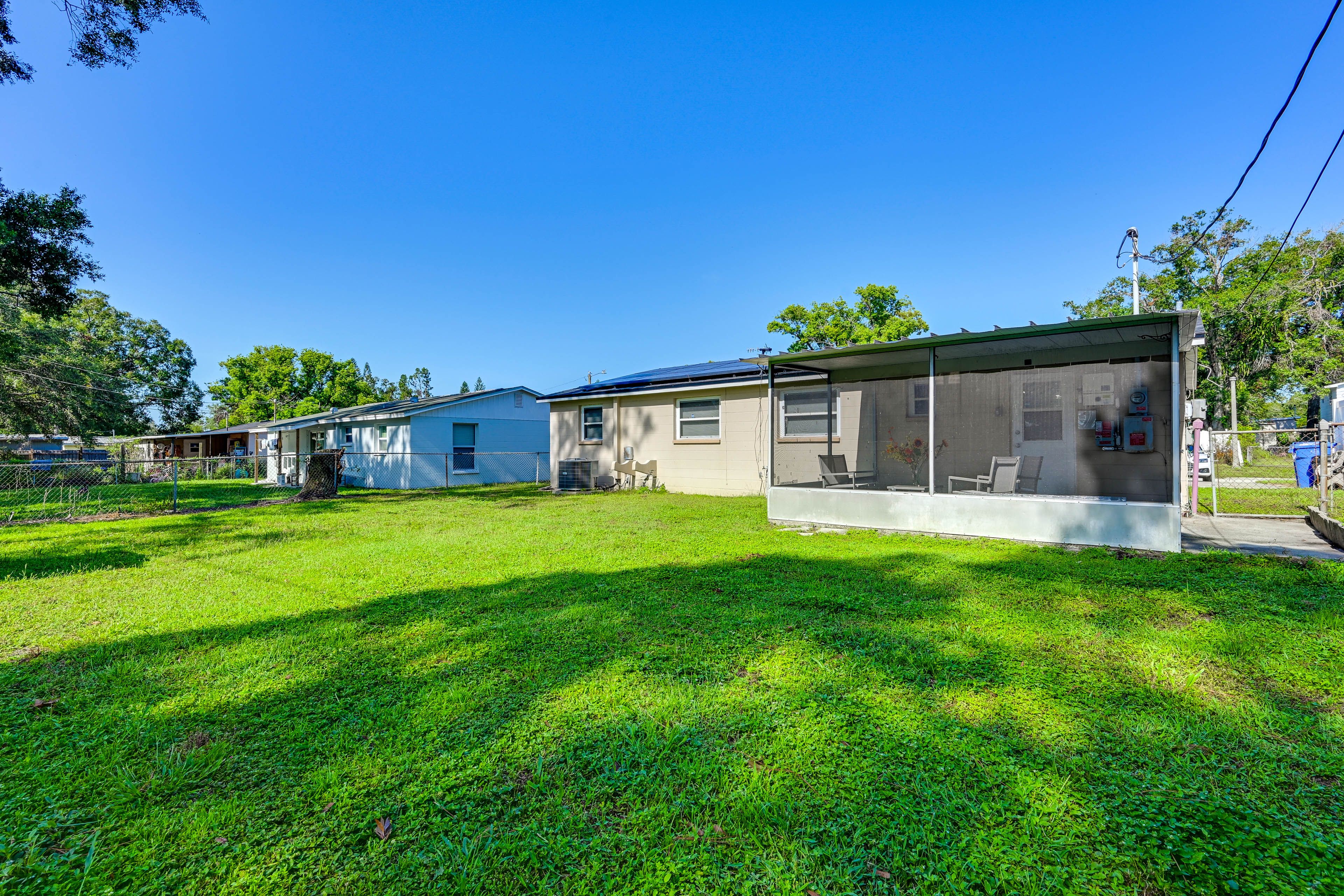 Exterior | Fenced Backyard