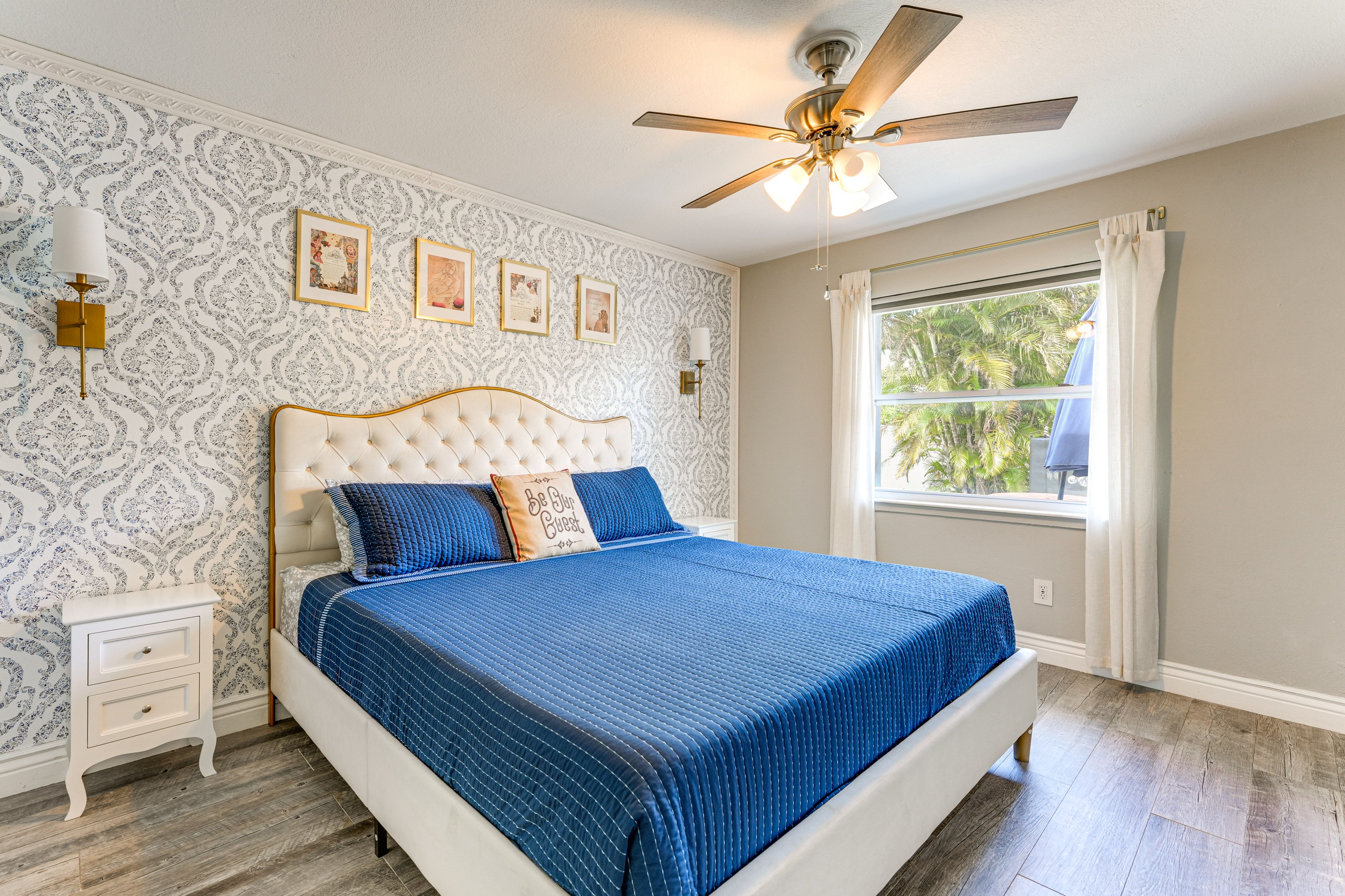 Bedroom 1 | 1st Floor | King Bed | Linens Provided | En-Suite Bathroom
