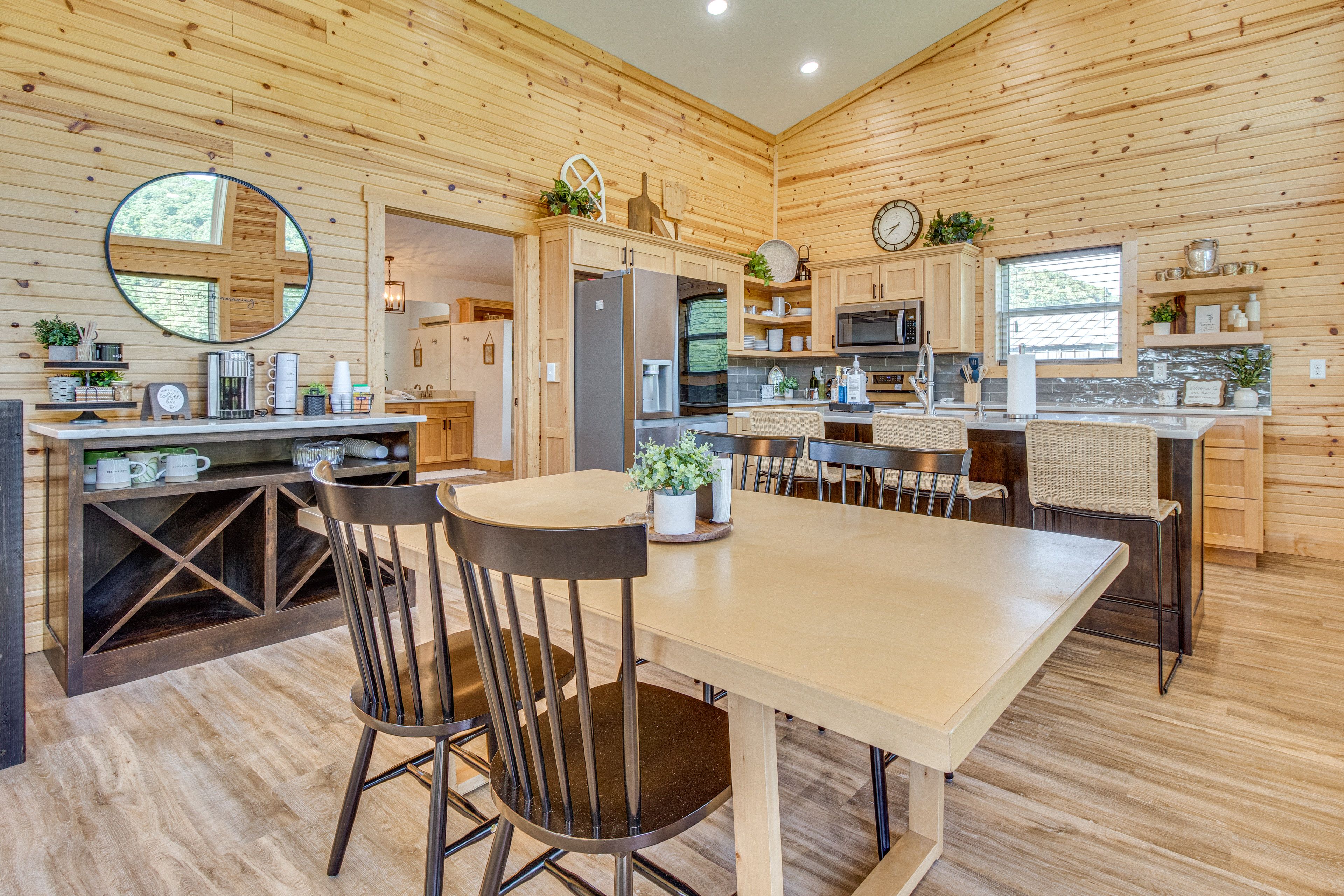Dining Table | Dishware & Flatware | Coffee Bar | Keurig | Main Floor