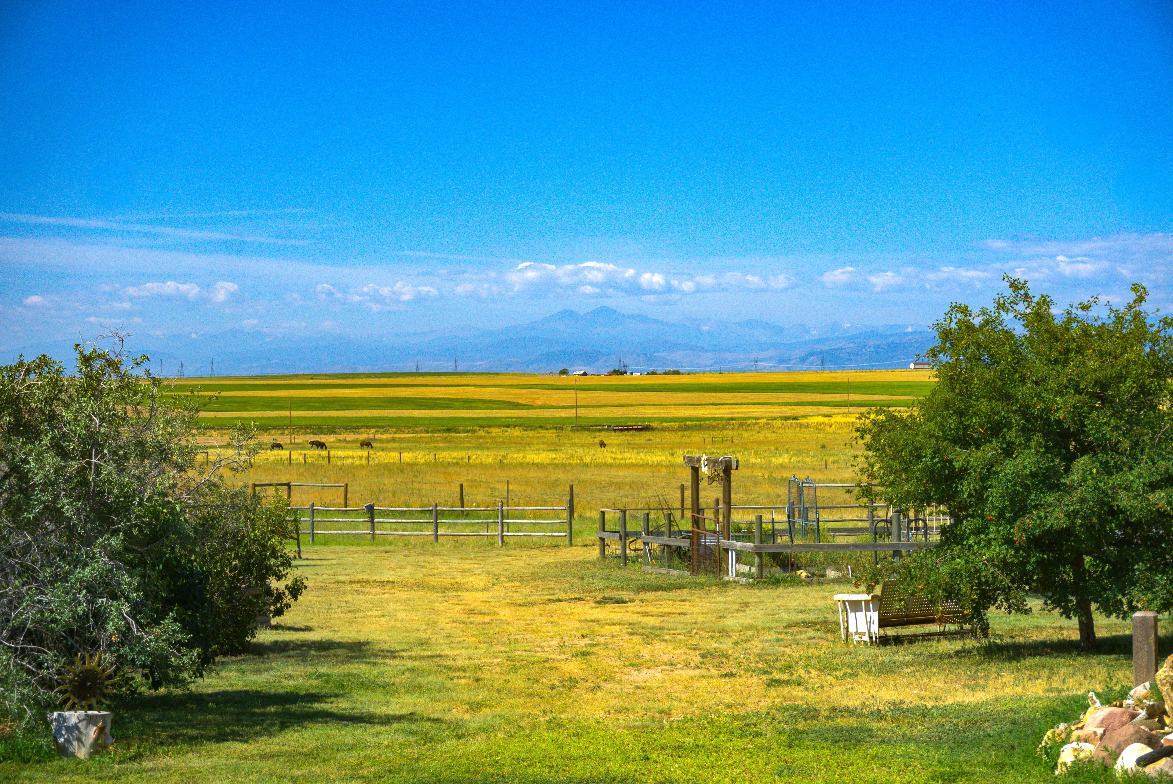 Mountain & Farmland Views