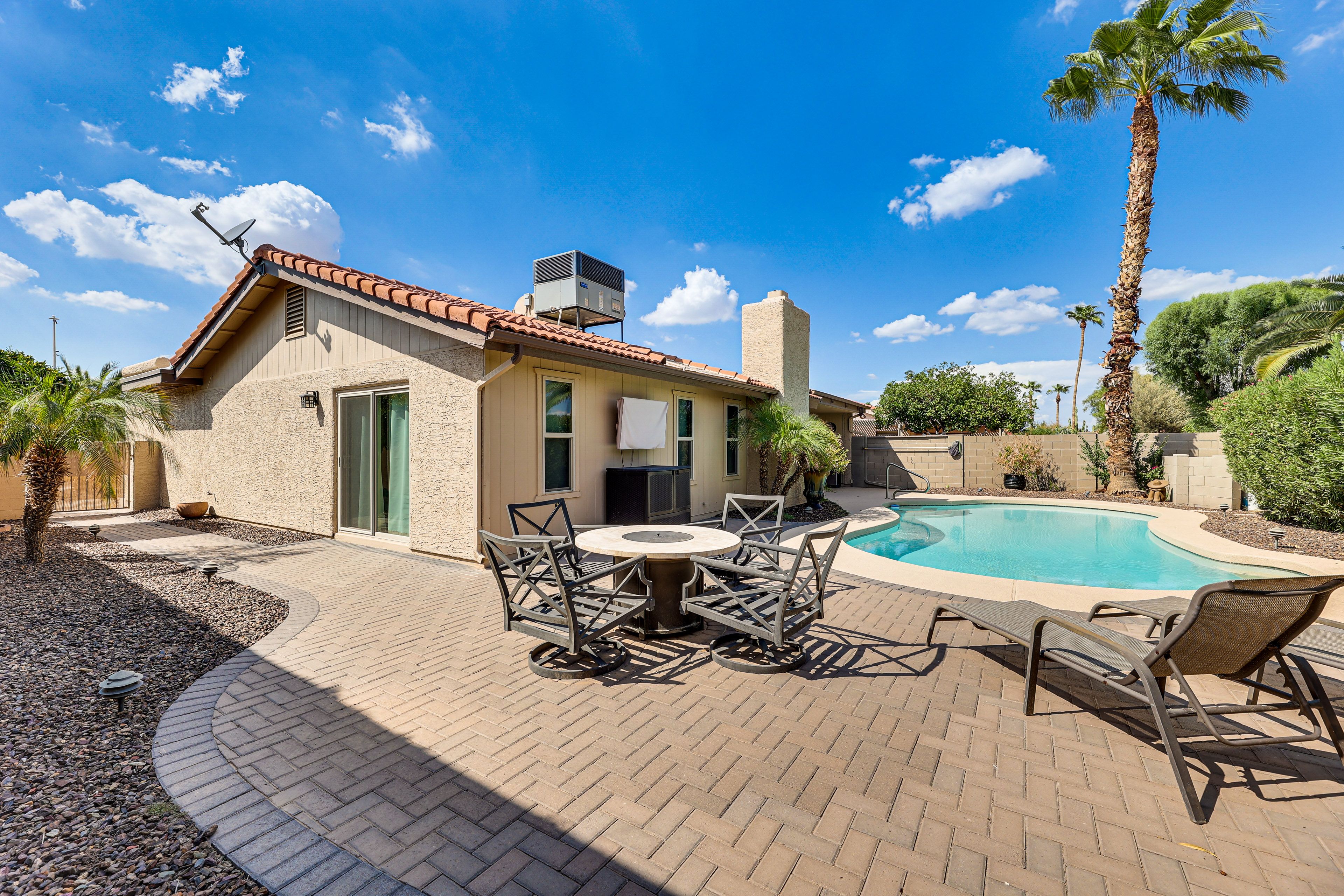 Pool Area | Propane Fire Pit | Lounge Chairs