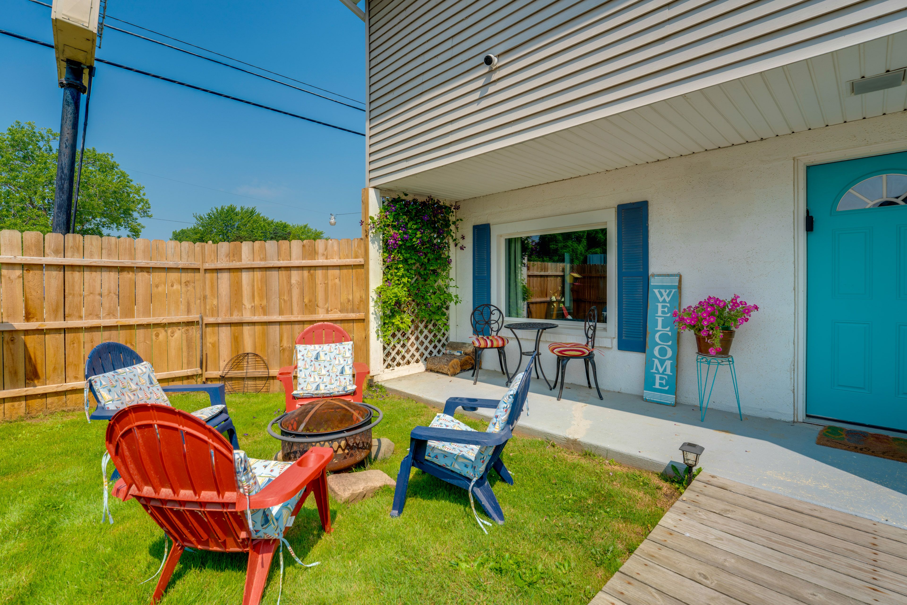 Private Wood-Burning Fire Pit