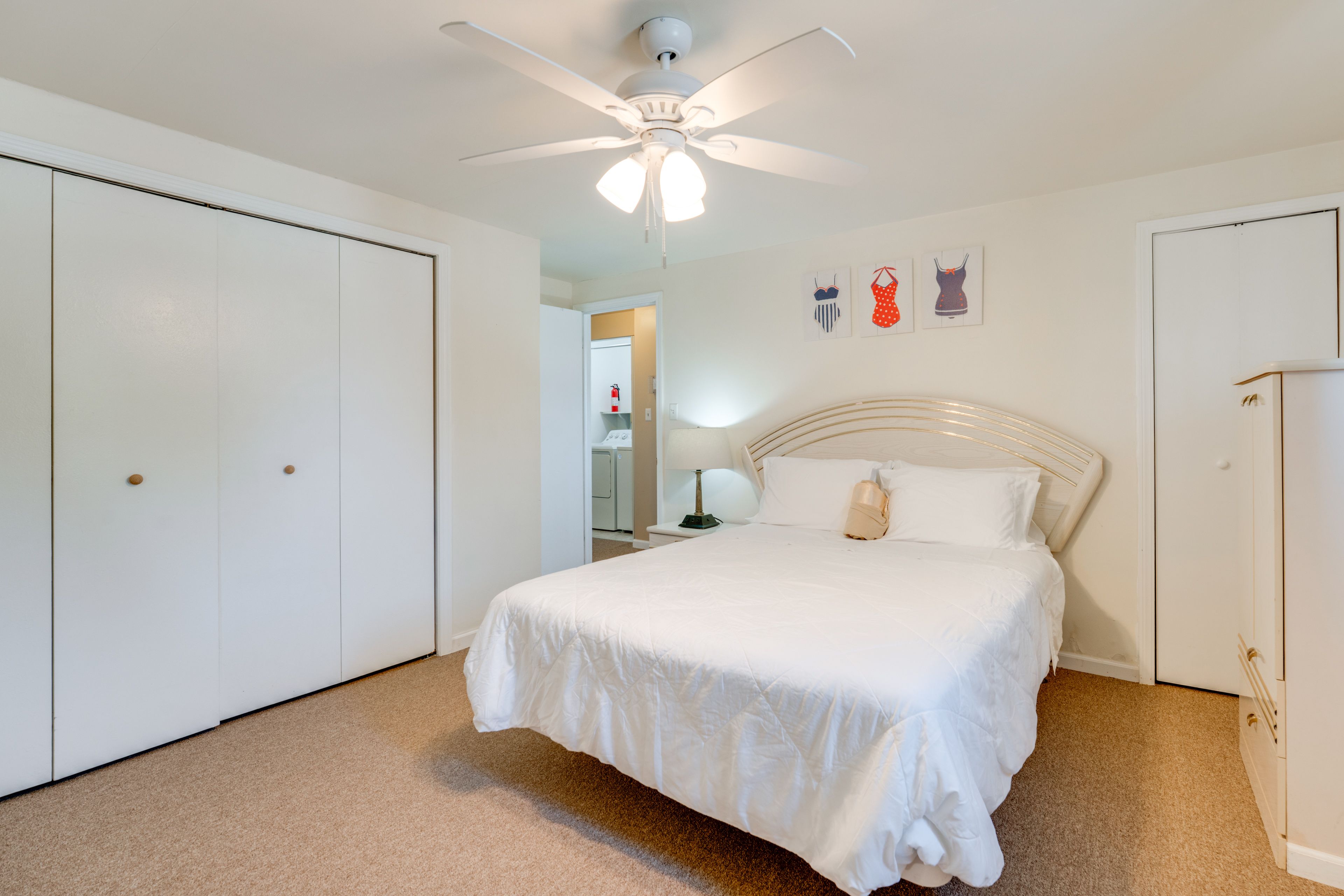 Bedroom 1 | 2nd Floor | Queen Bed | Smart TV | Linens Provided