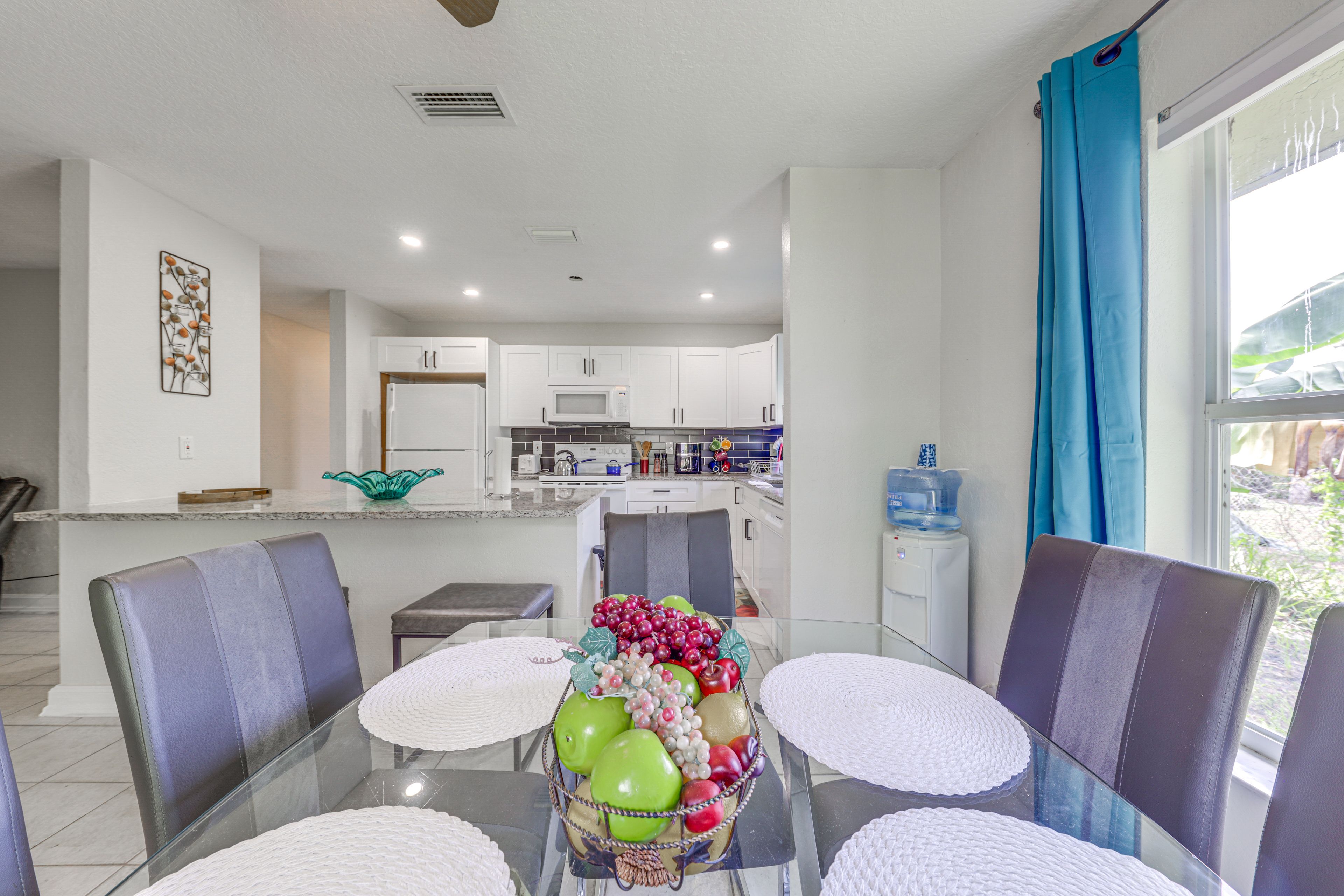 Property Interior | Single-Story Home | Free WiFi | Central A/C & Heating