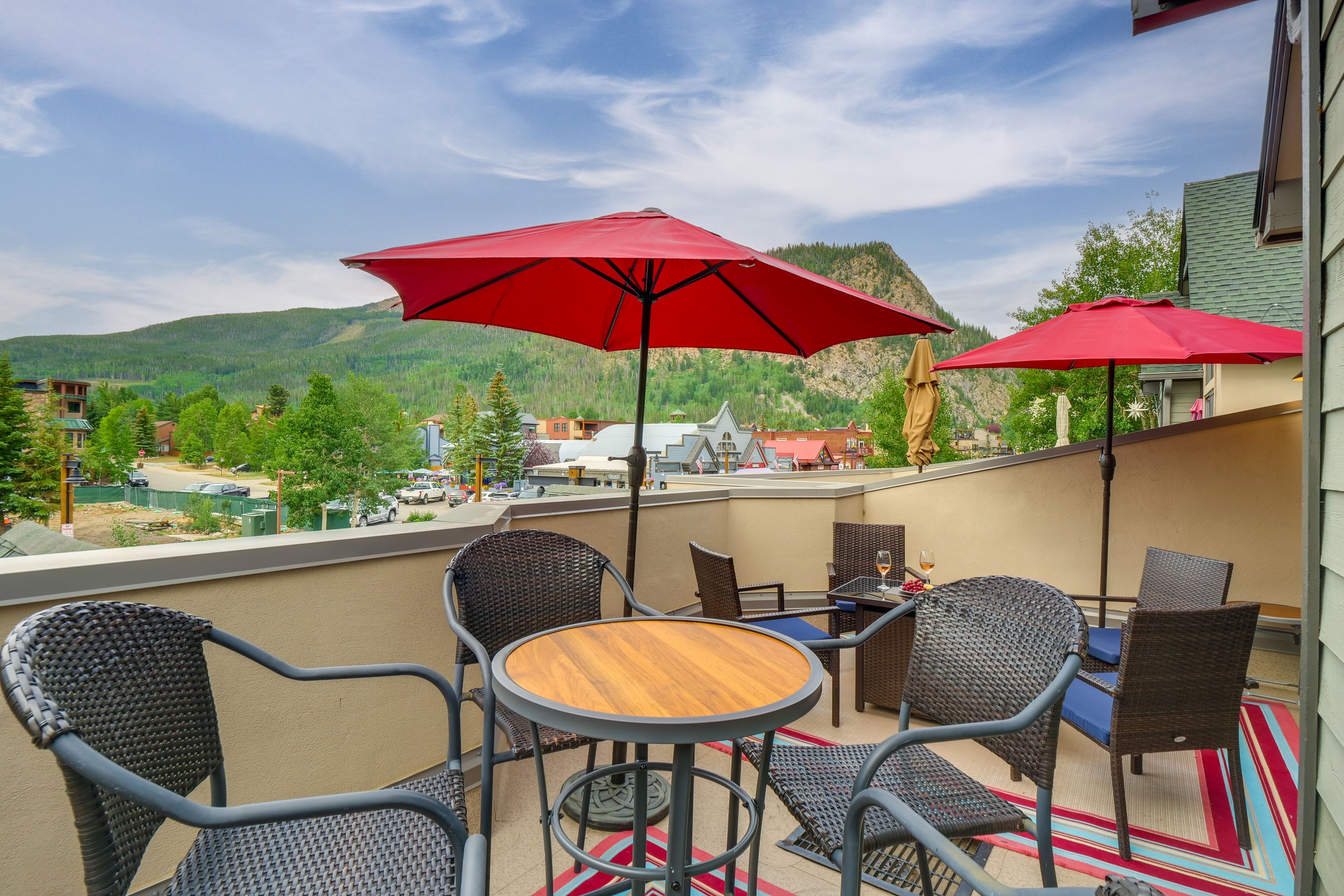 Patio | Outdoor Dining | Mountain Views