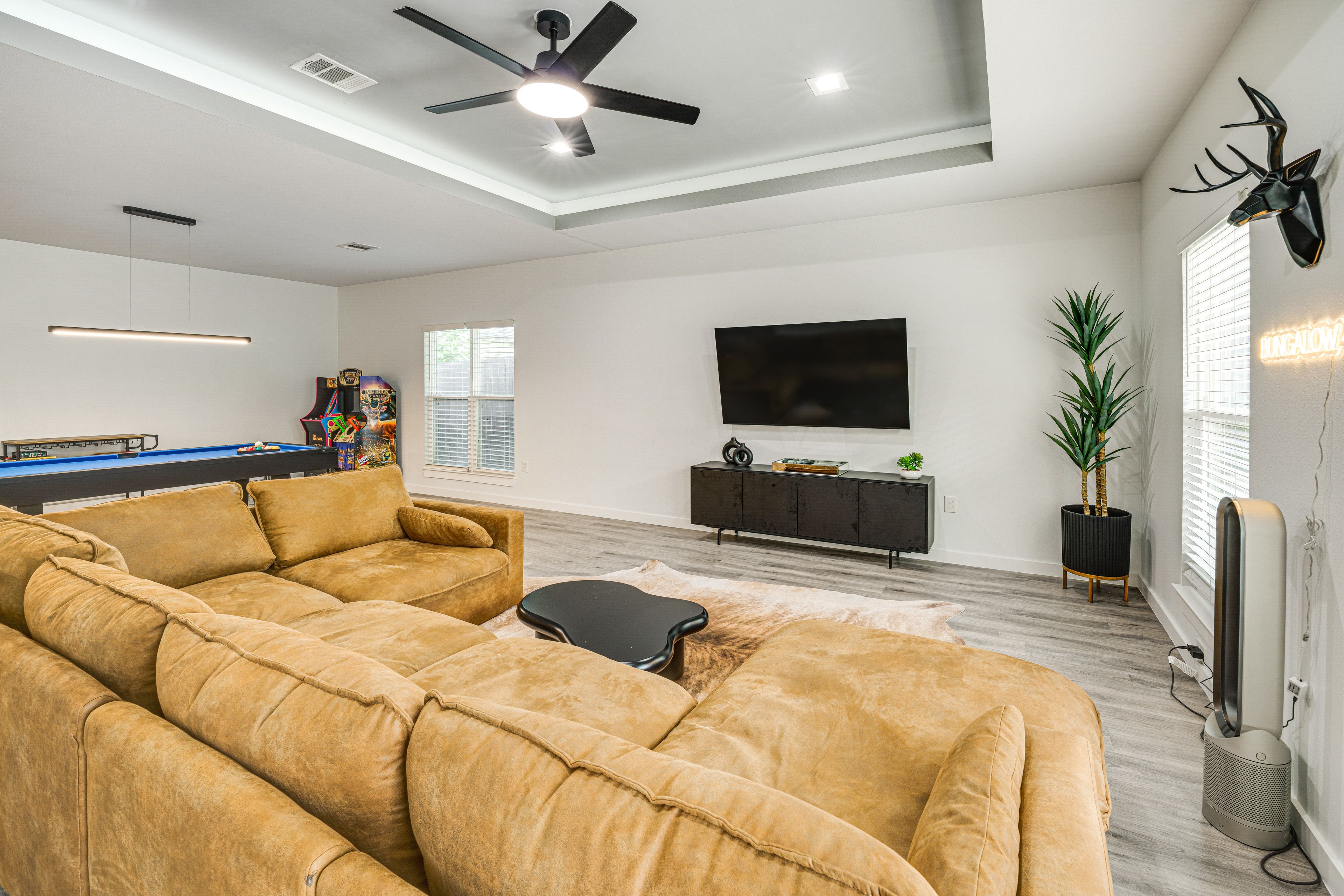 Living Room | Arcade Game Consoles | Central A/C & Heat