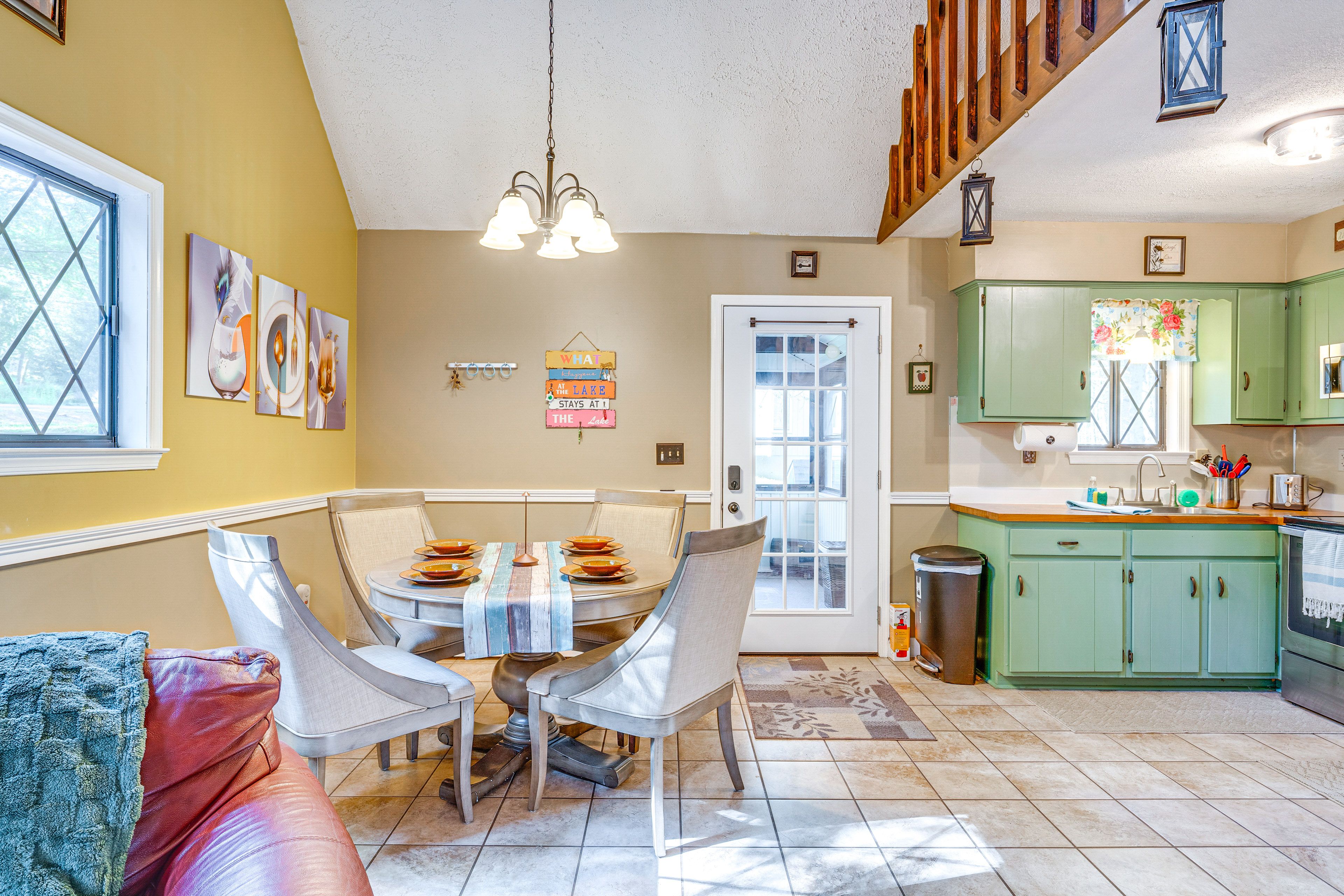 Dining Area | Dishware & Flatware | 1st Floor
