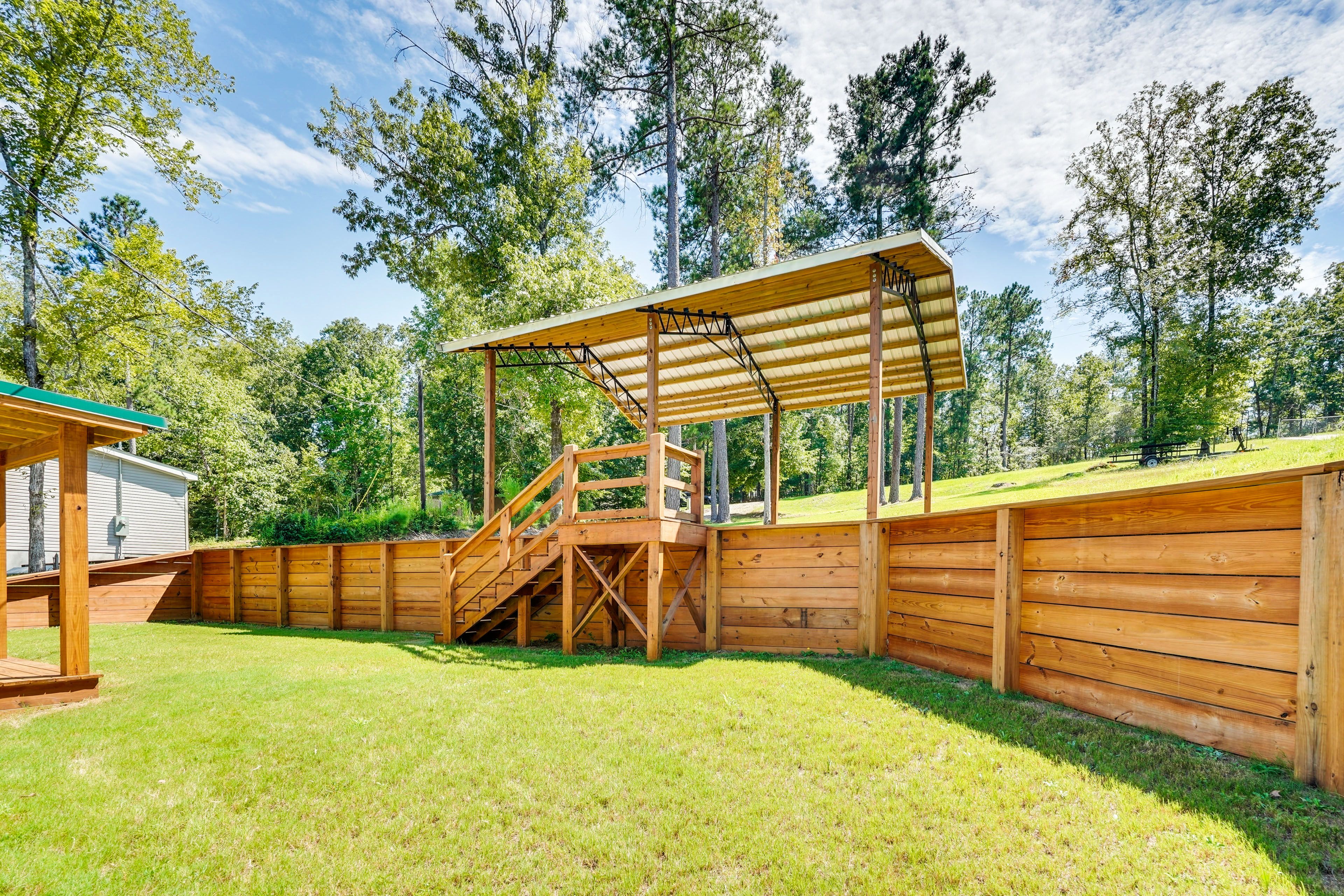 Front Yard | Stairs to Parking Area