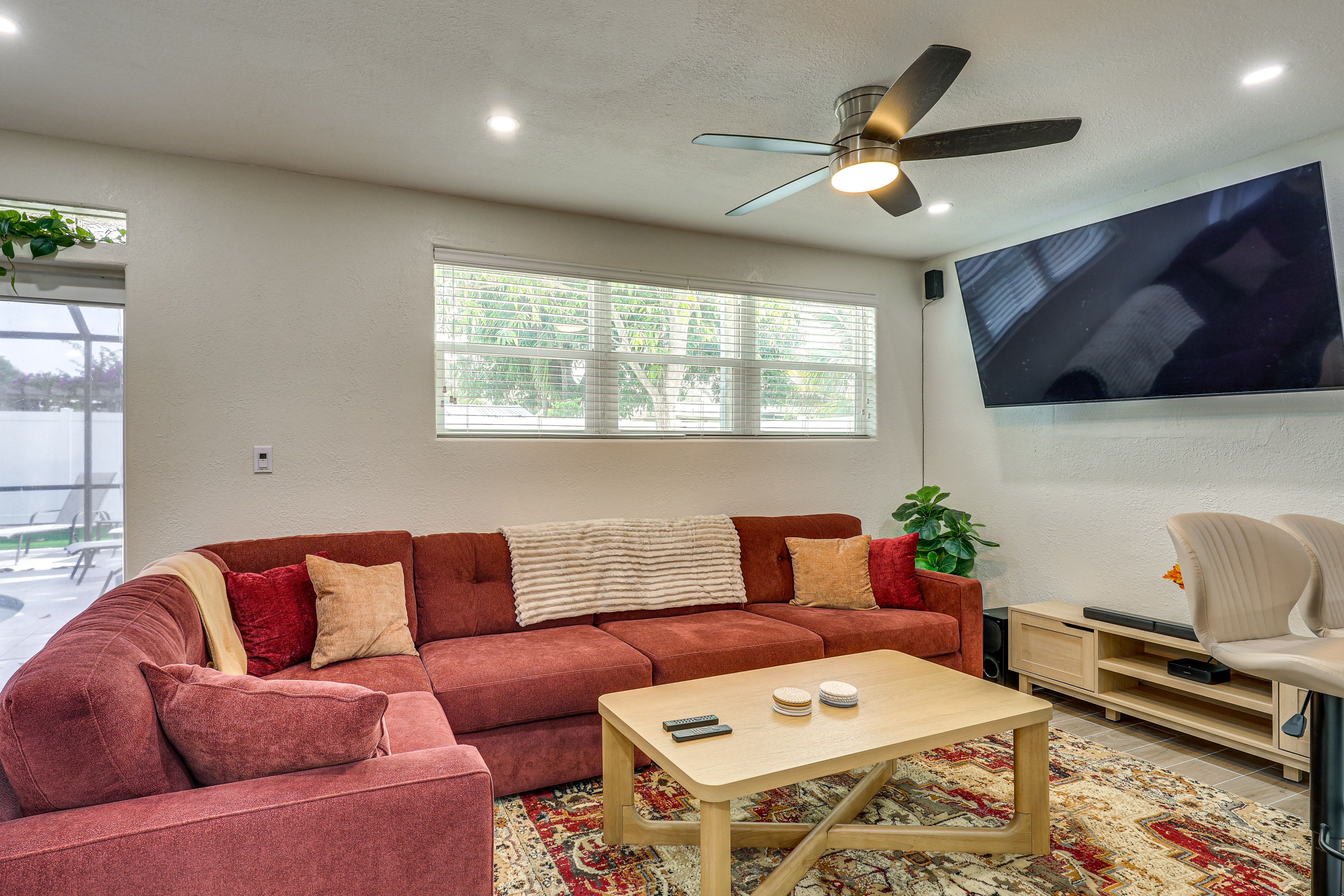 Living Room | Smart TV | Single-Story Home