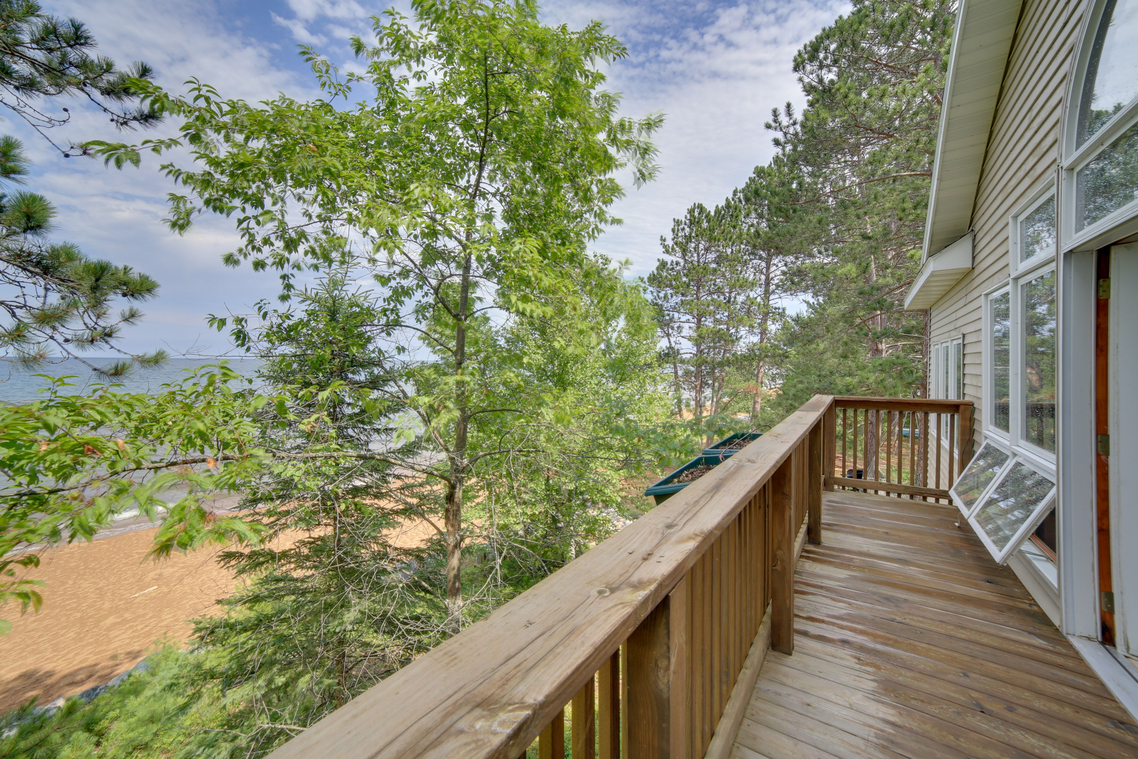 Balcony | Lake Superior Views | Access From Bedroom Suite 1