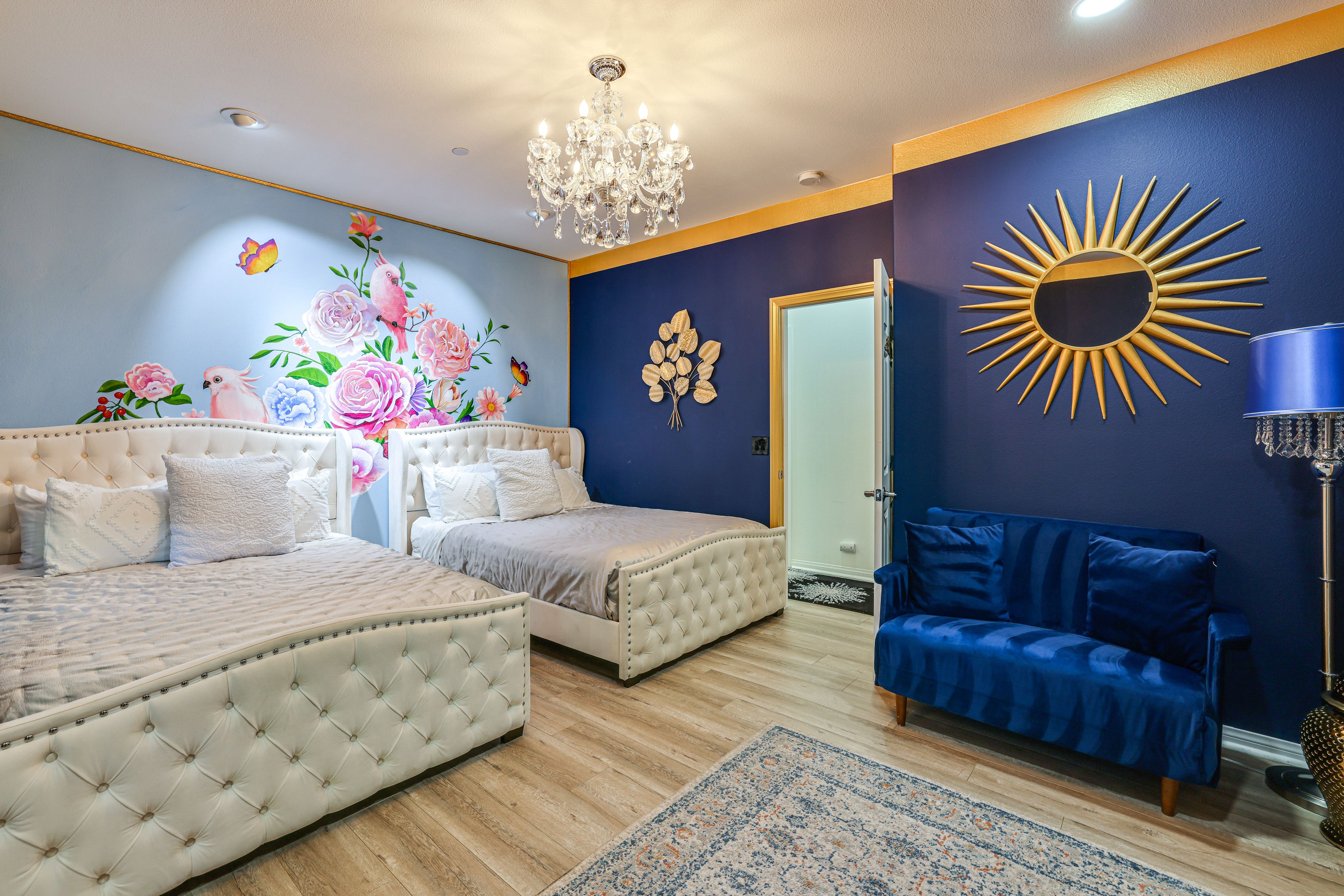 Bedroom 2 | 2nd Floor | 2 Queen Beds | Smart TV