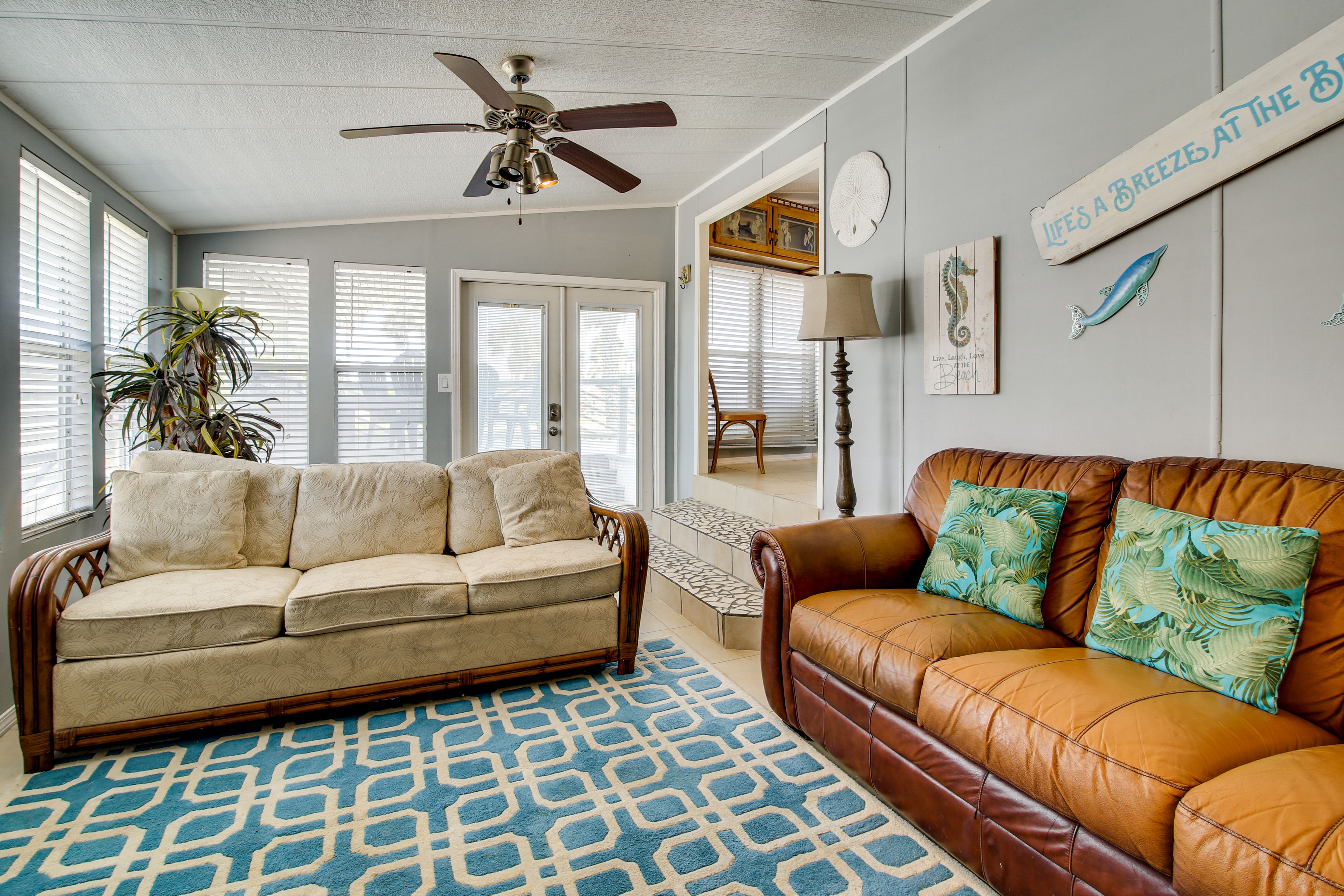 Living Room | Sleeper Sofa | Central A/C & Heat | Free WiFi