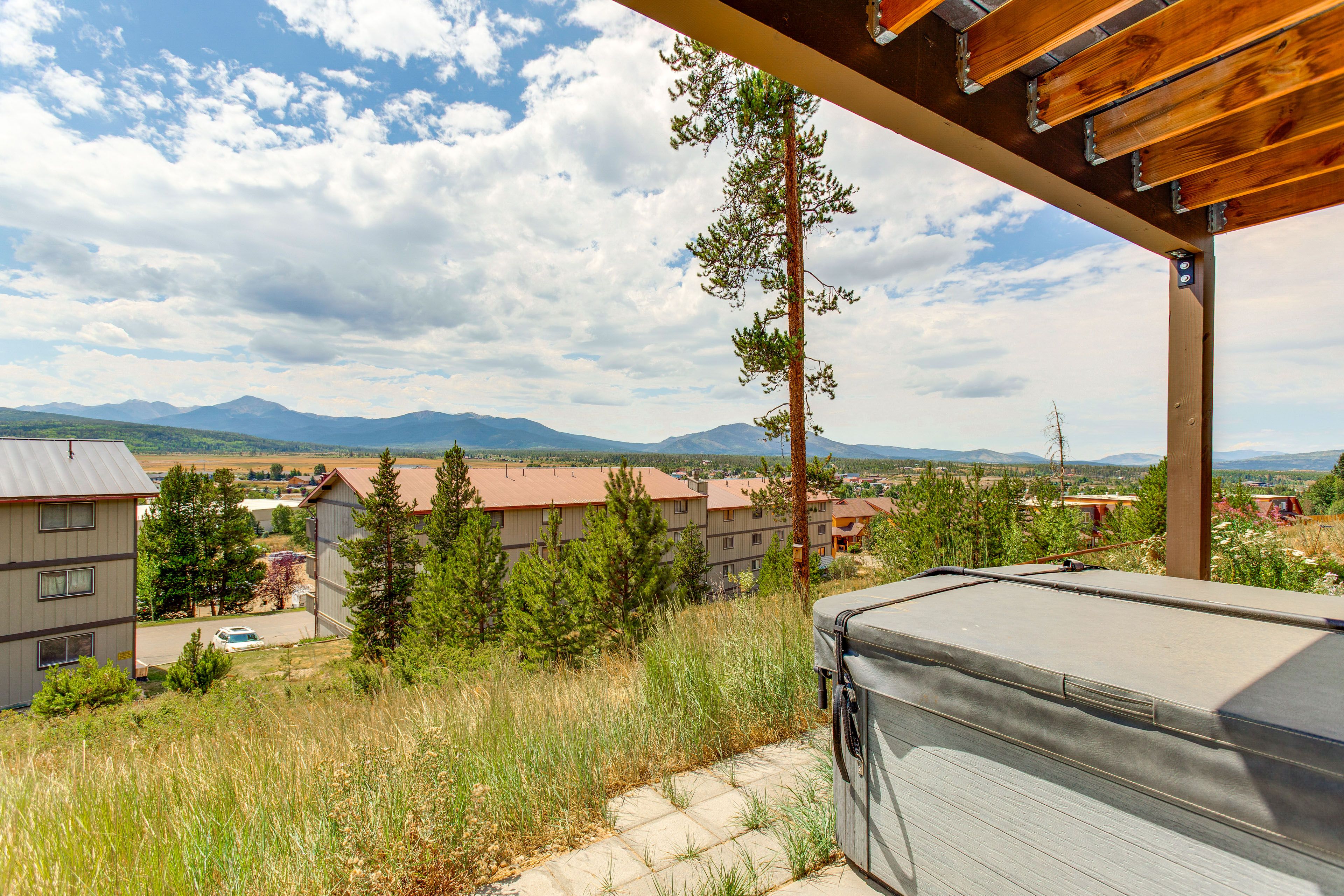 Patio | Hot Tub | Bottom Level