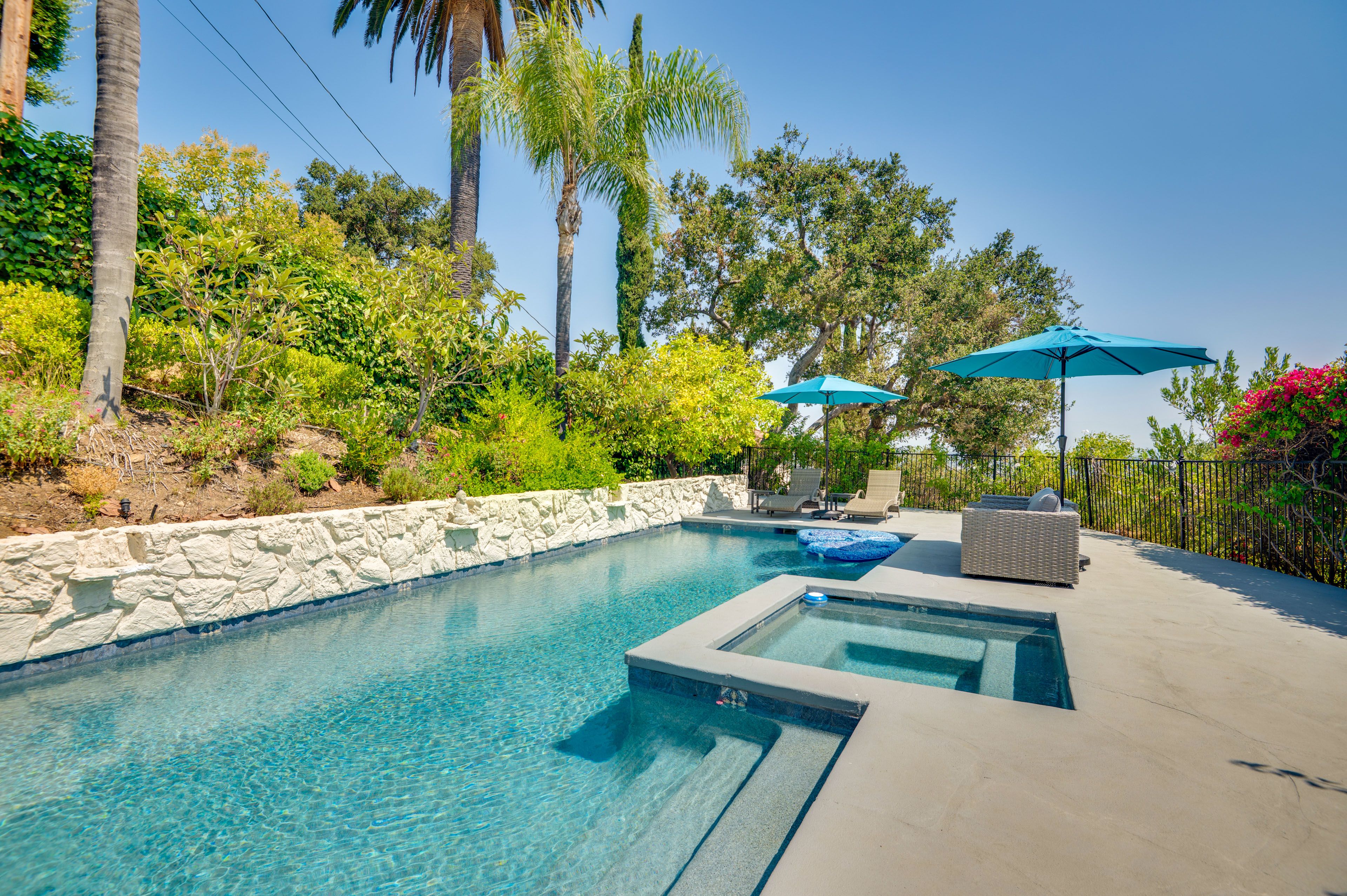 Pool Area | Hot Tub | Lounge Chairs & Seating