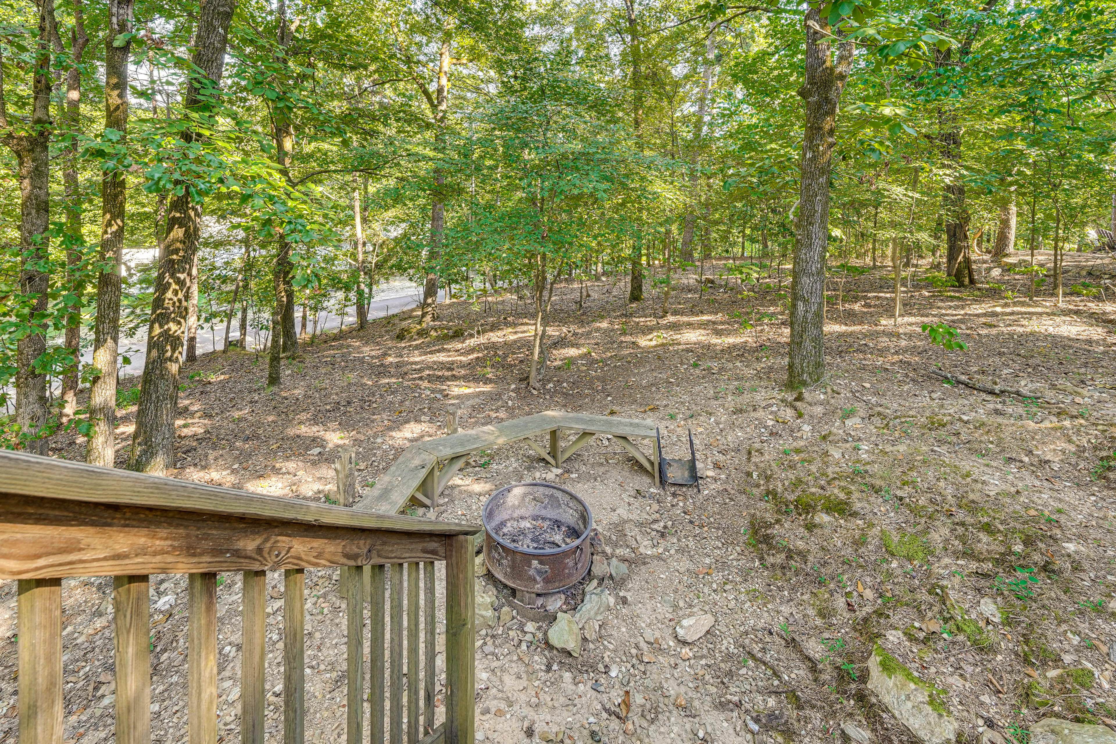 Private Backyard Area | Fire Pit