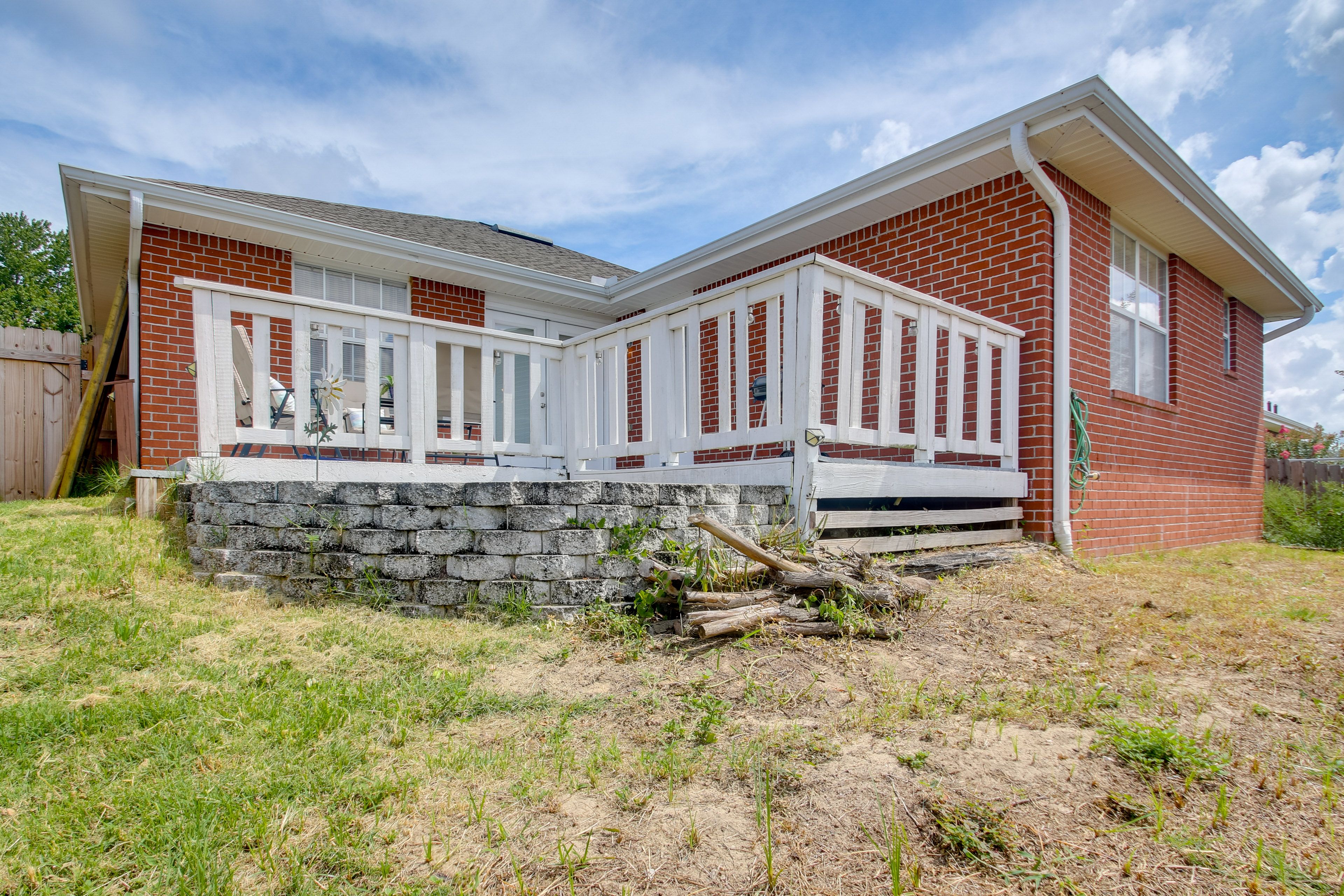 Fenced-In Backyard