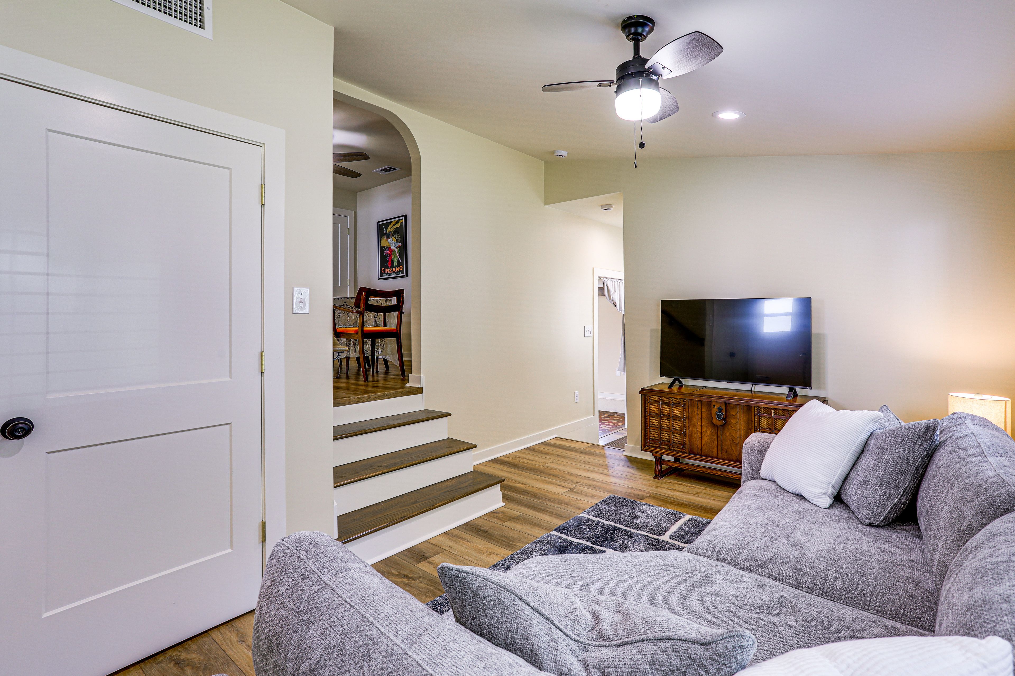 Bonus Room | 1st Floor | Steps to Enter | Smart TV