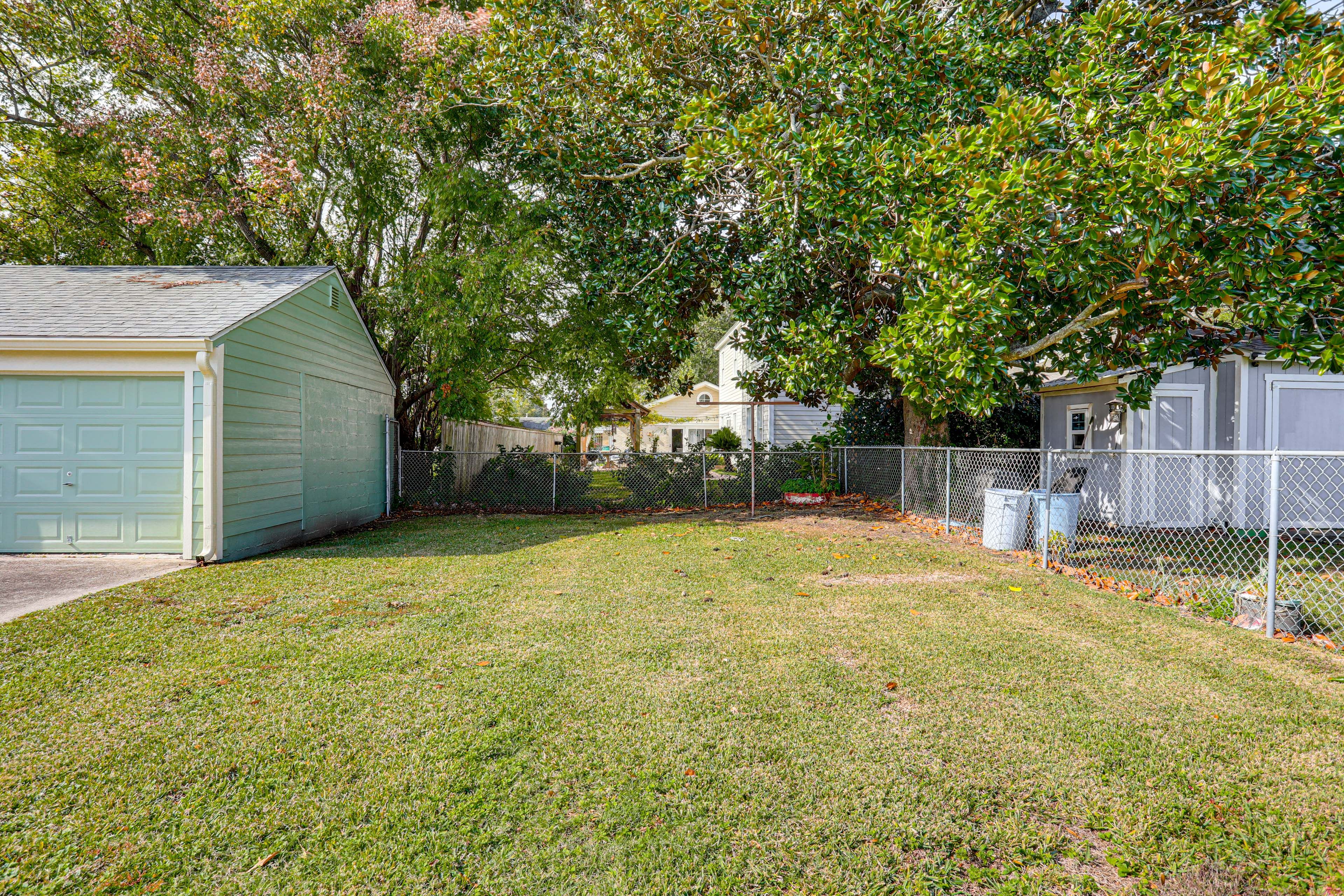 Fully Fenced Backyard