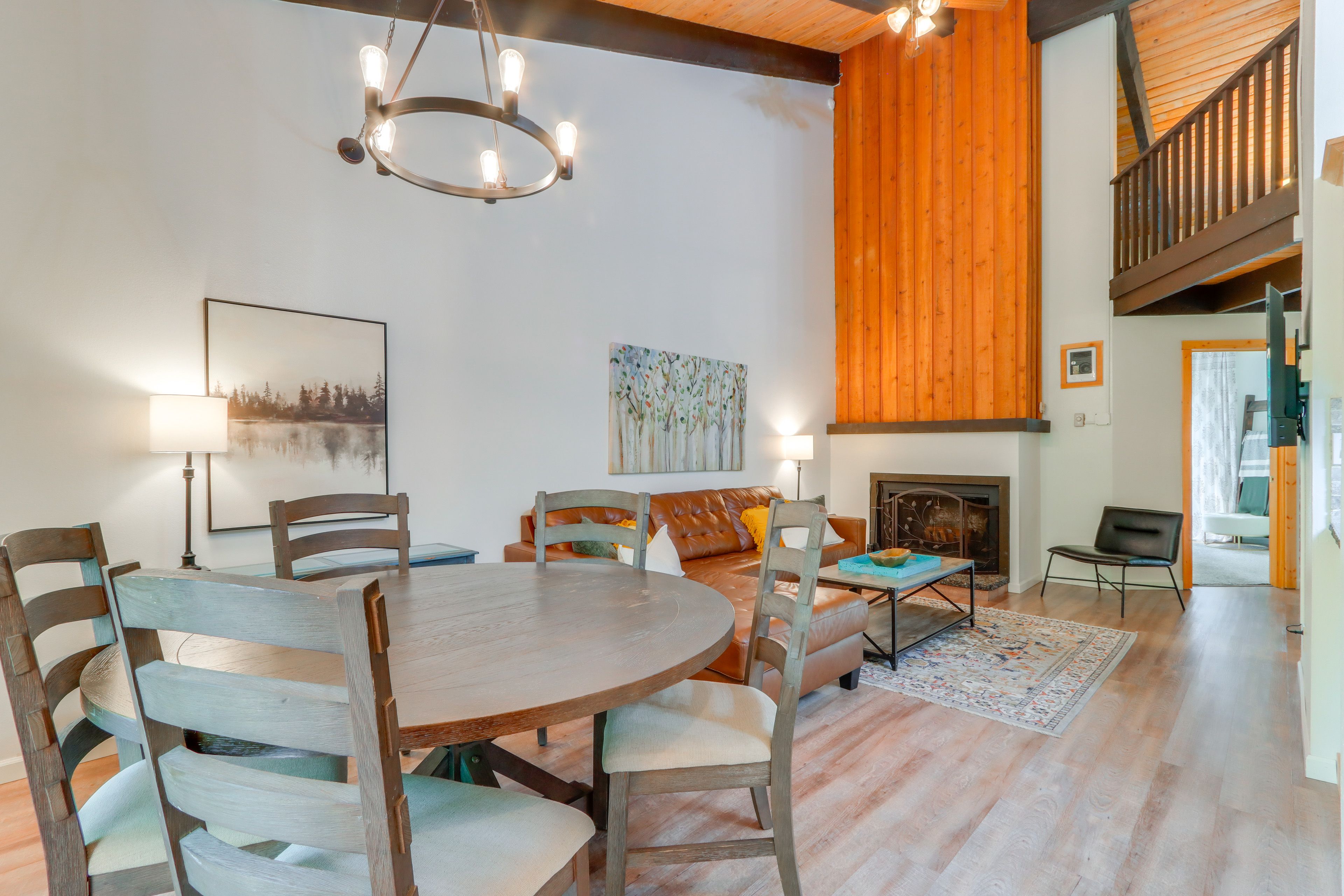 Dining Area | Living Room | Fireplace | 1st Floor