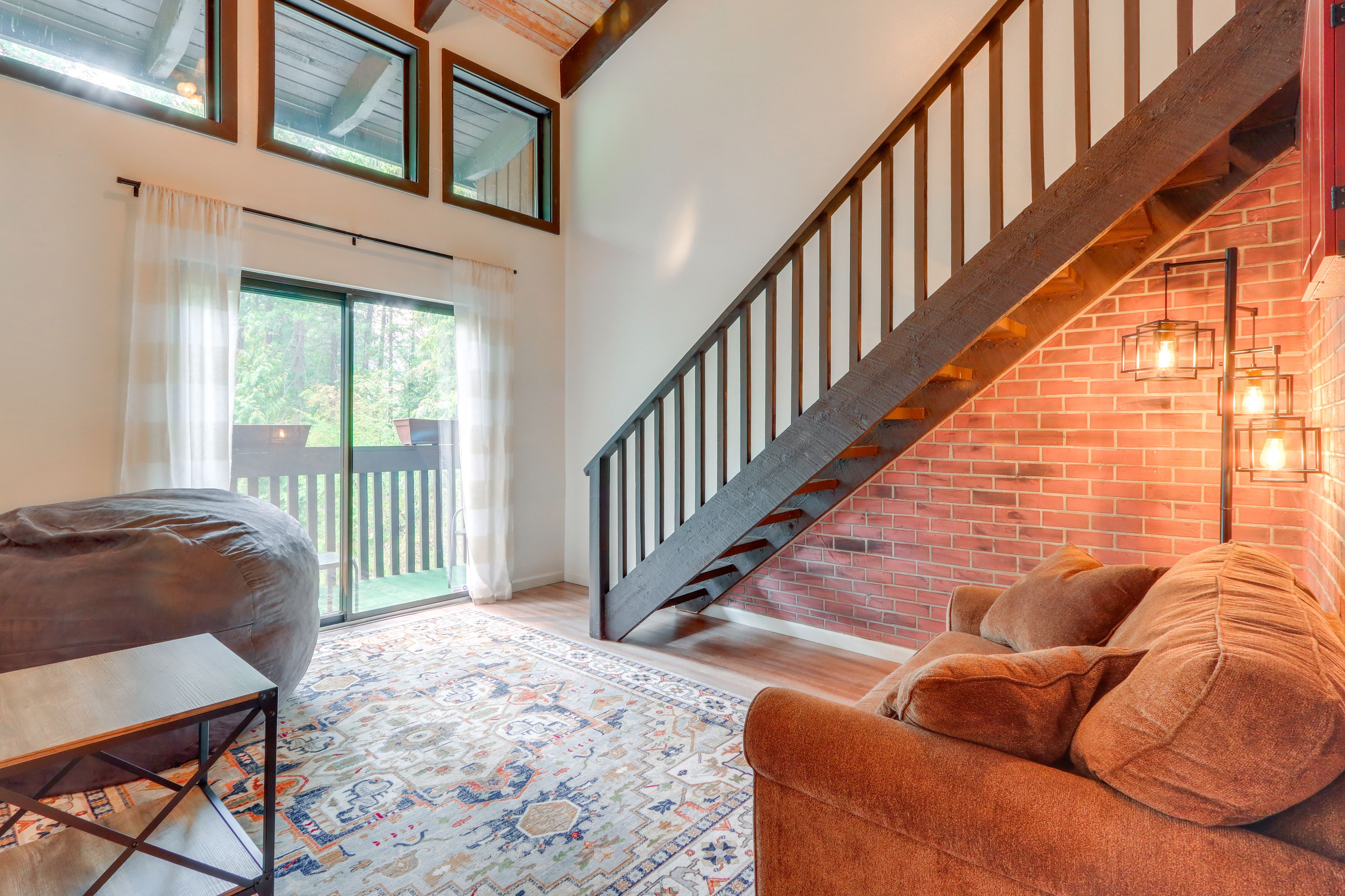 Living Room | Smart TV | Balcony Access | Twin Sleeper Sofa | 1st Floor