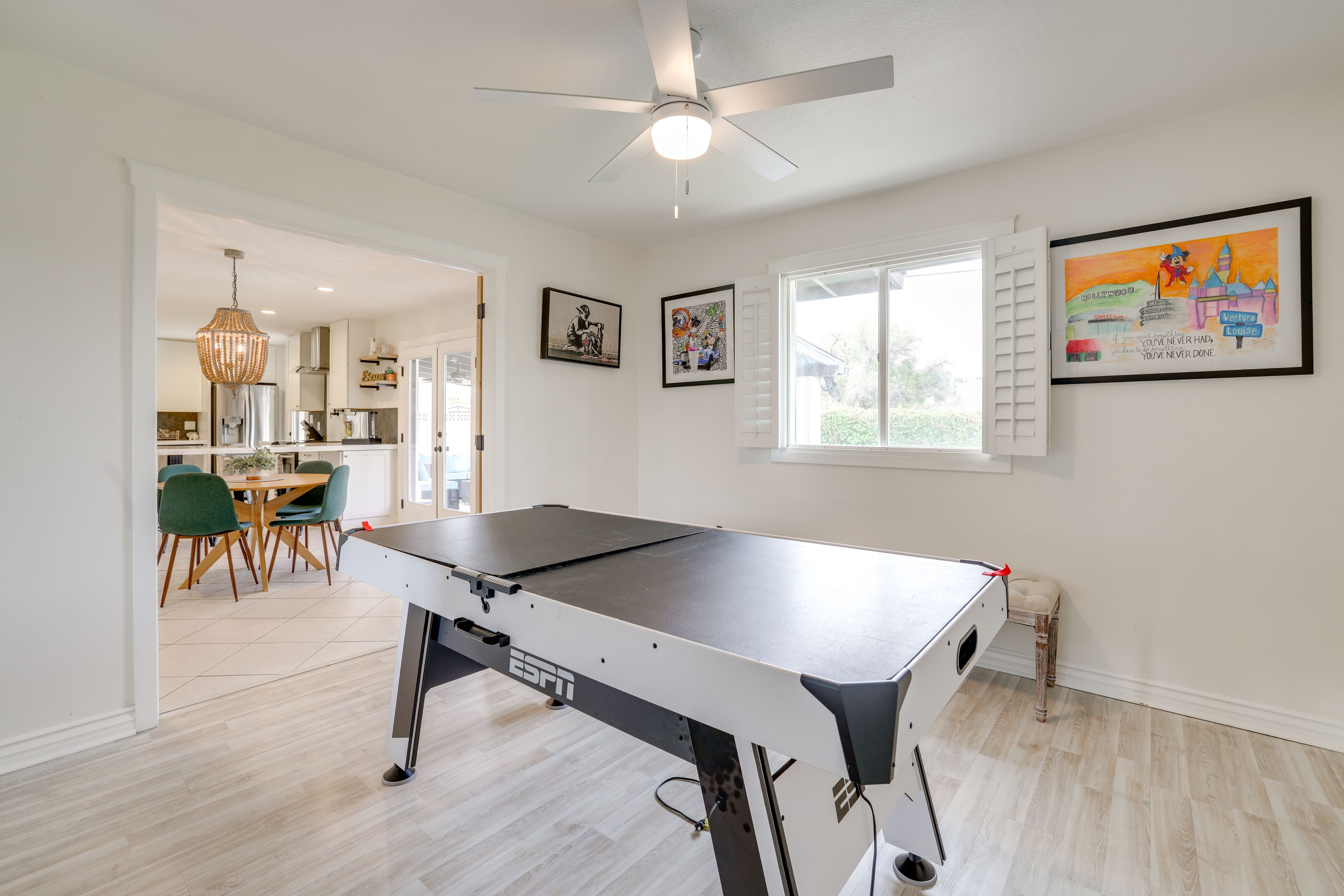 Game Room | Combo Air Hockey/Ping-Pong Table