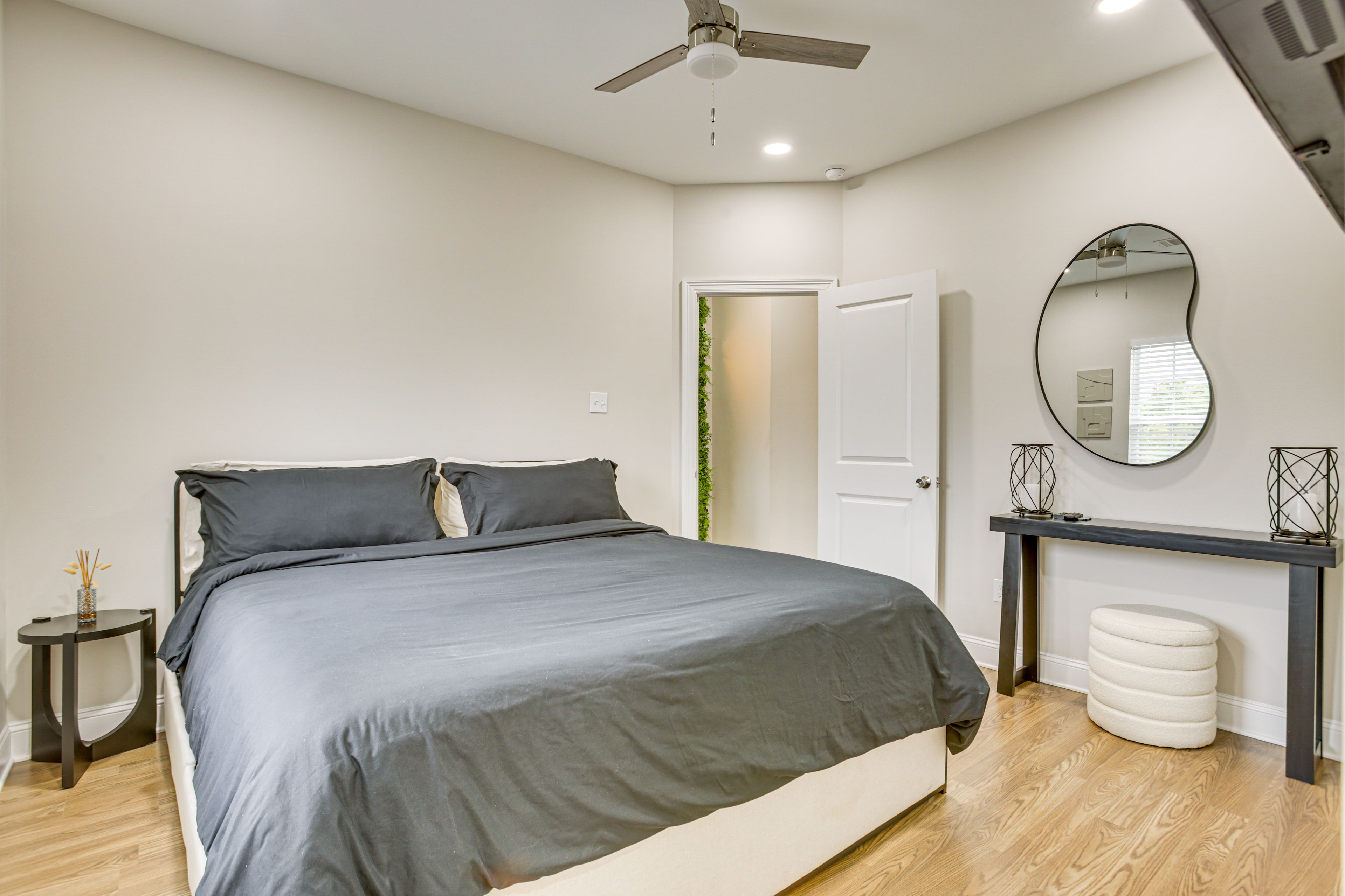 Bedroom 1 | King Bed | Linens Provided | Smart TV