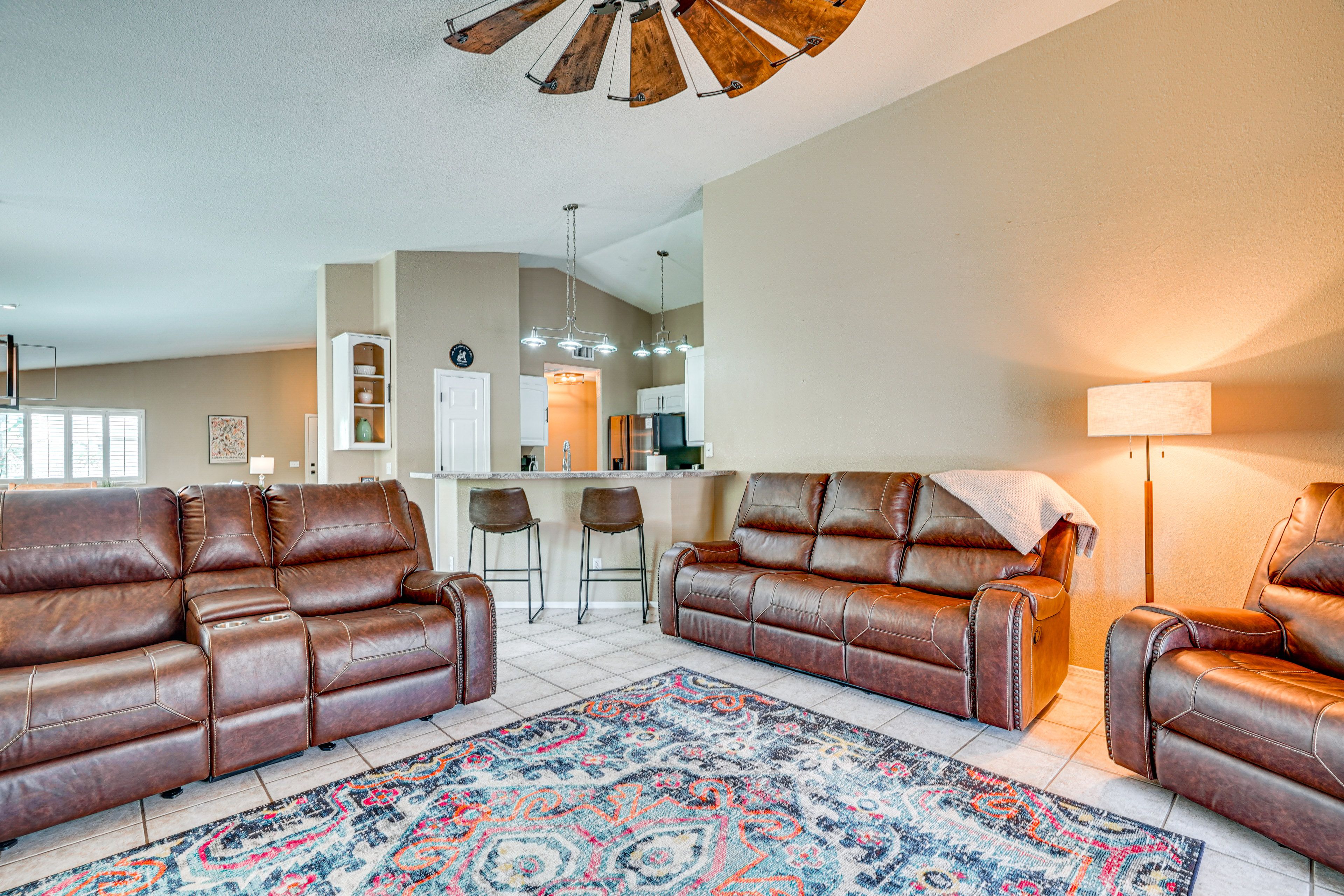 Living Room | Central A/C & Heating | Free WiFi | Queen Sleeper Sofa