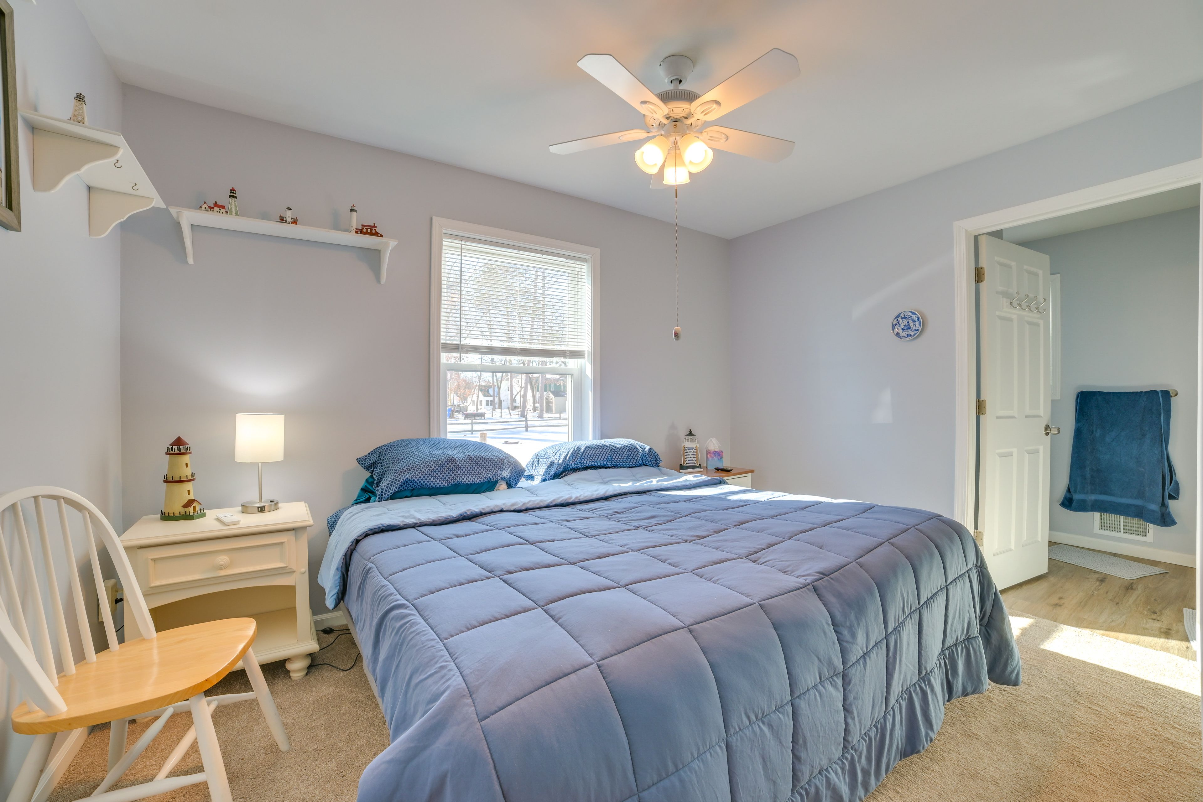 Bedroom 1 | King Bed | Linens Provided | Smart TV