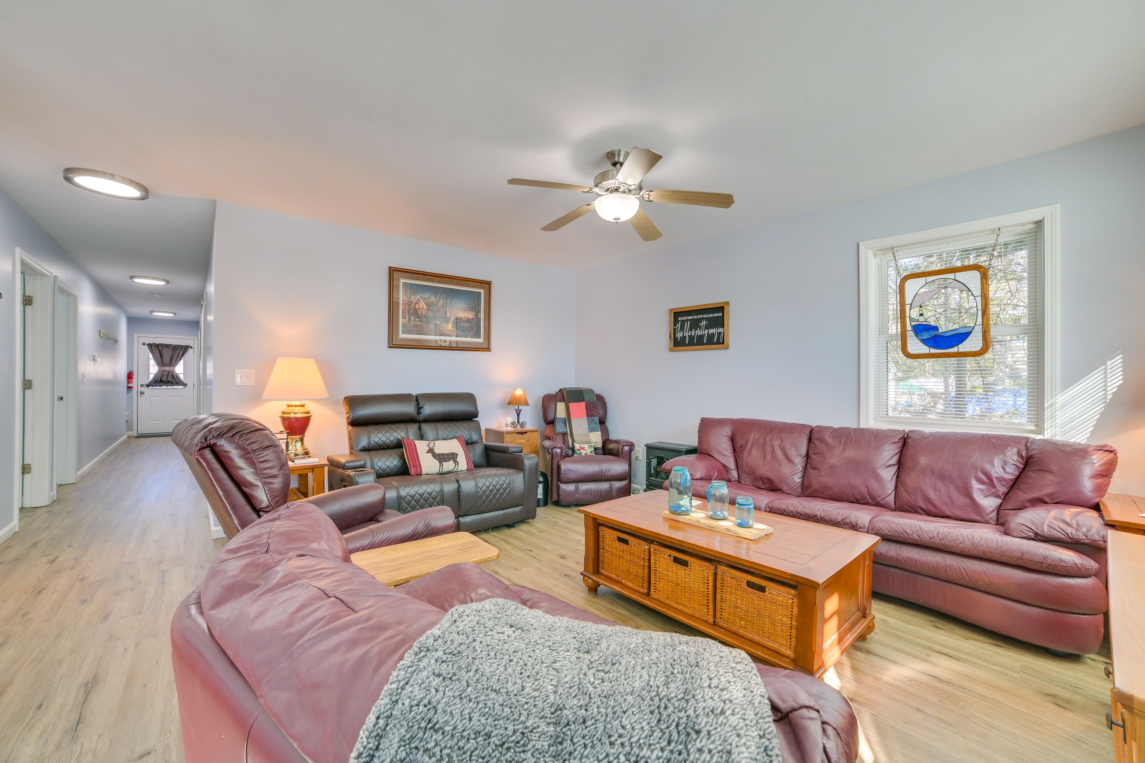 Living Room | Smart TV | Window A/C Unit | Electric Heating