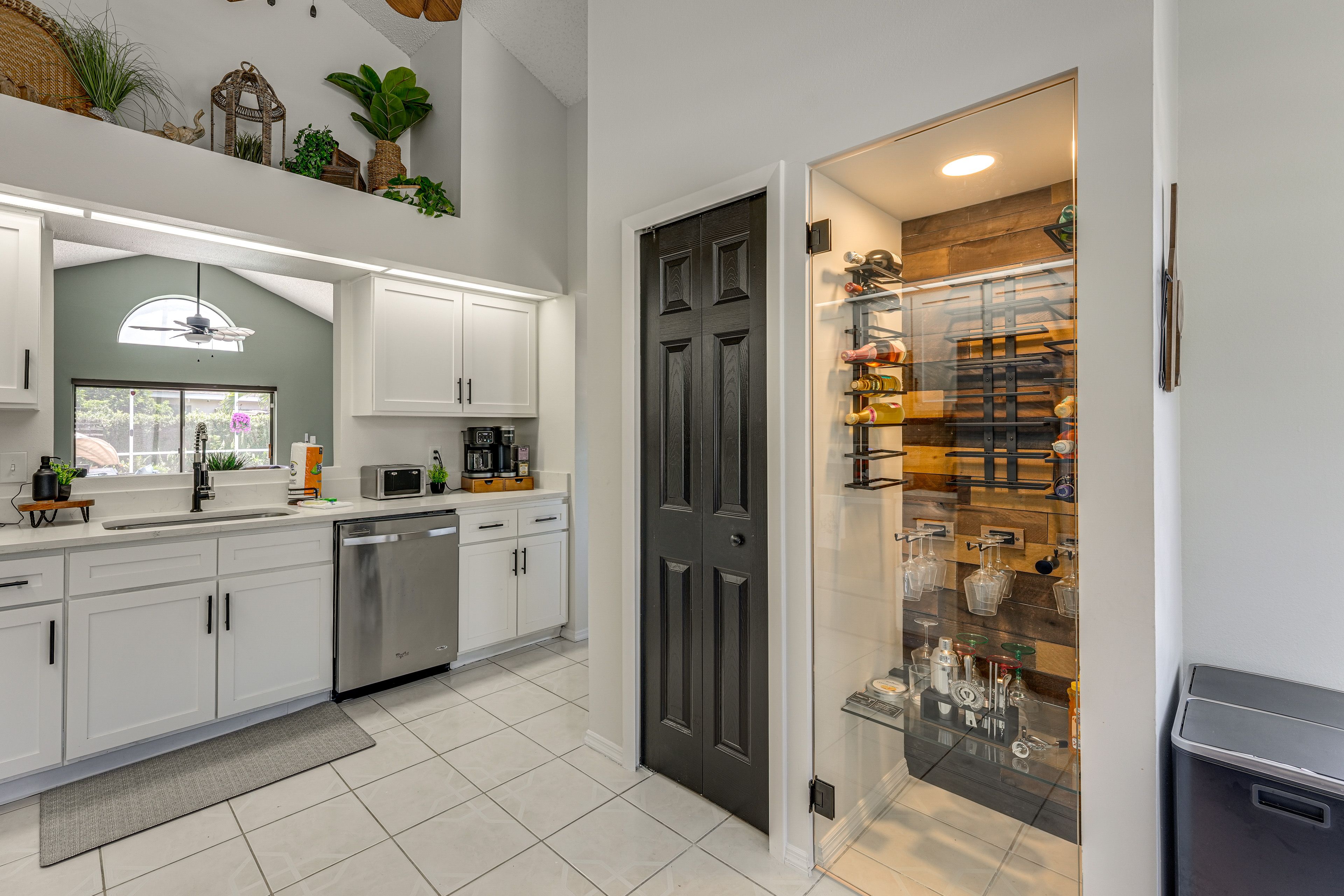 Wine Storage/Bar Area