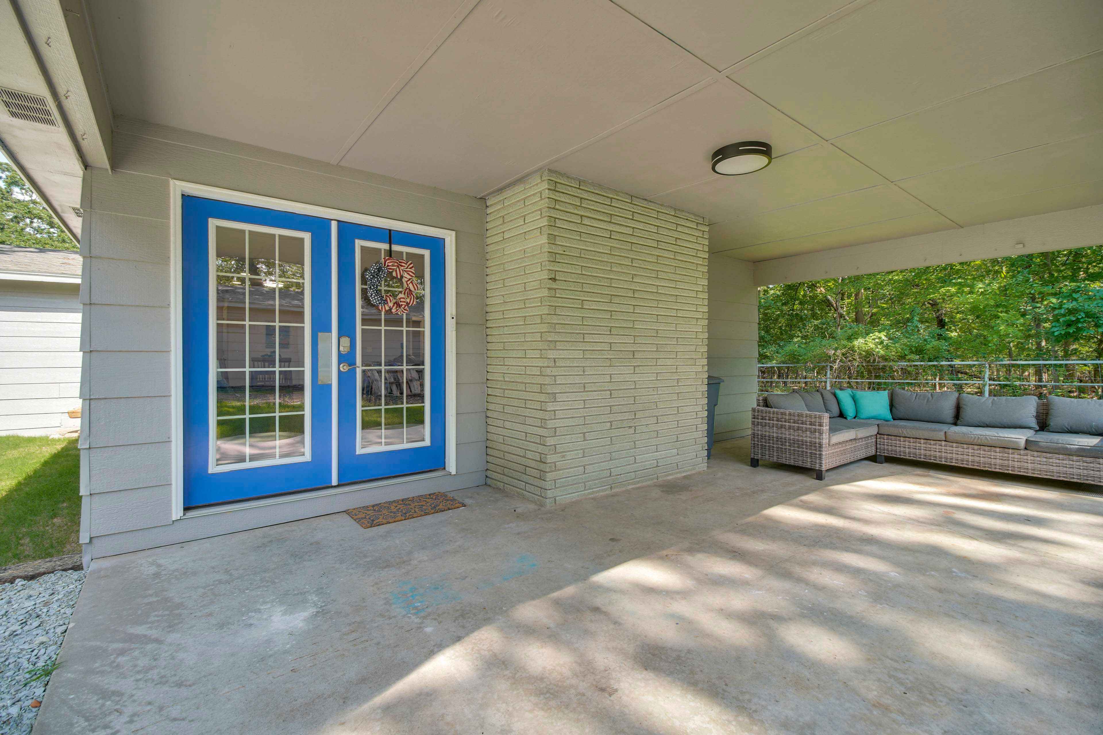 House Exterior | Covered Patio w/ Seating