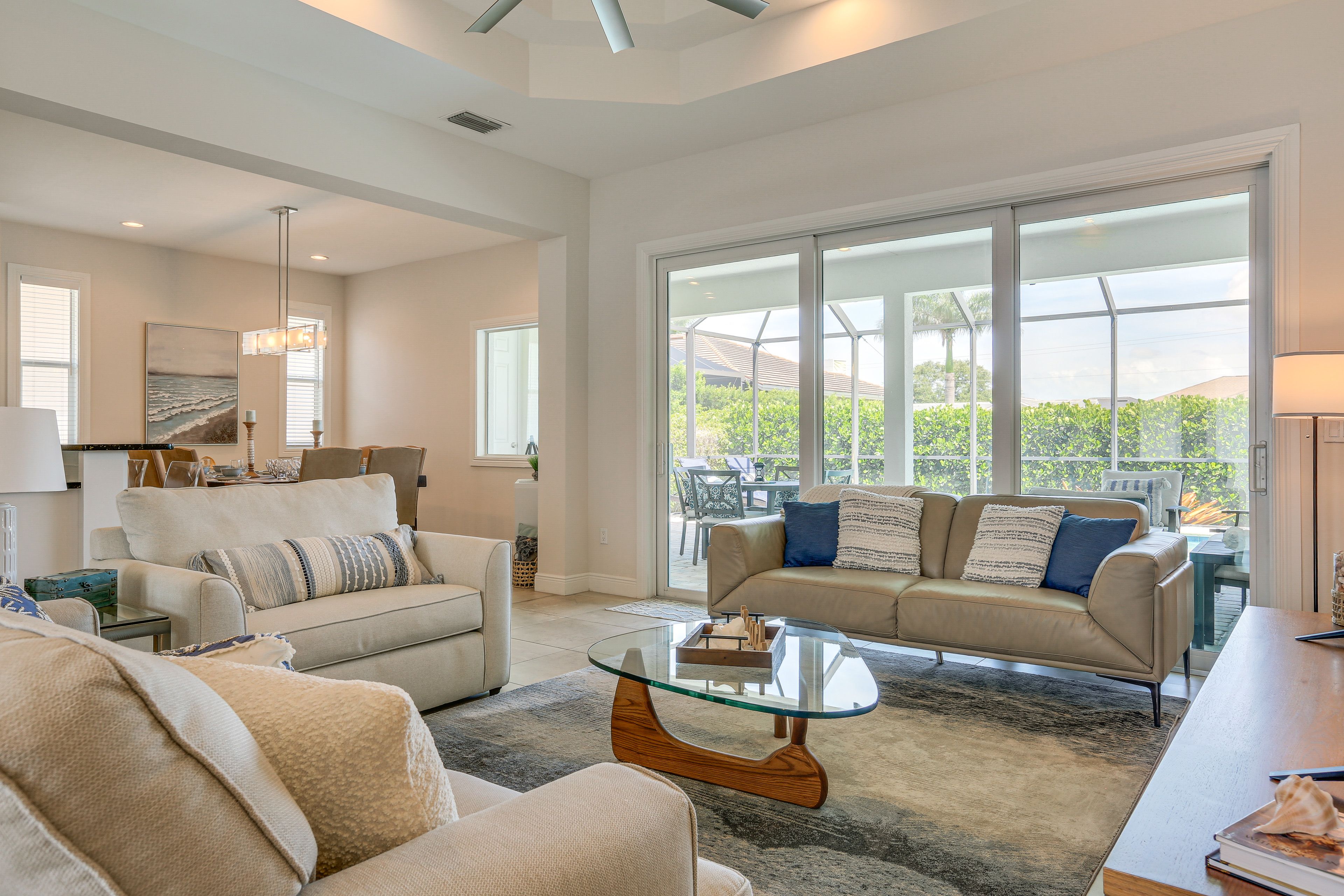Living Room | Central A/C & Heat | Free WiFi