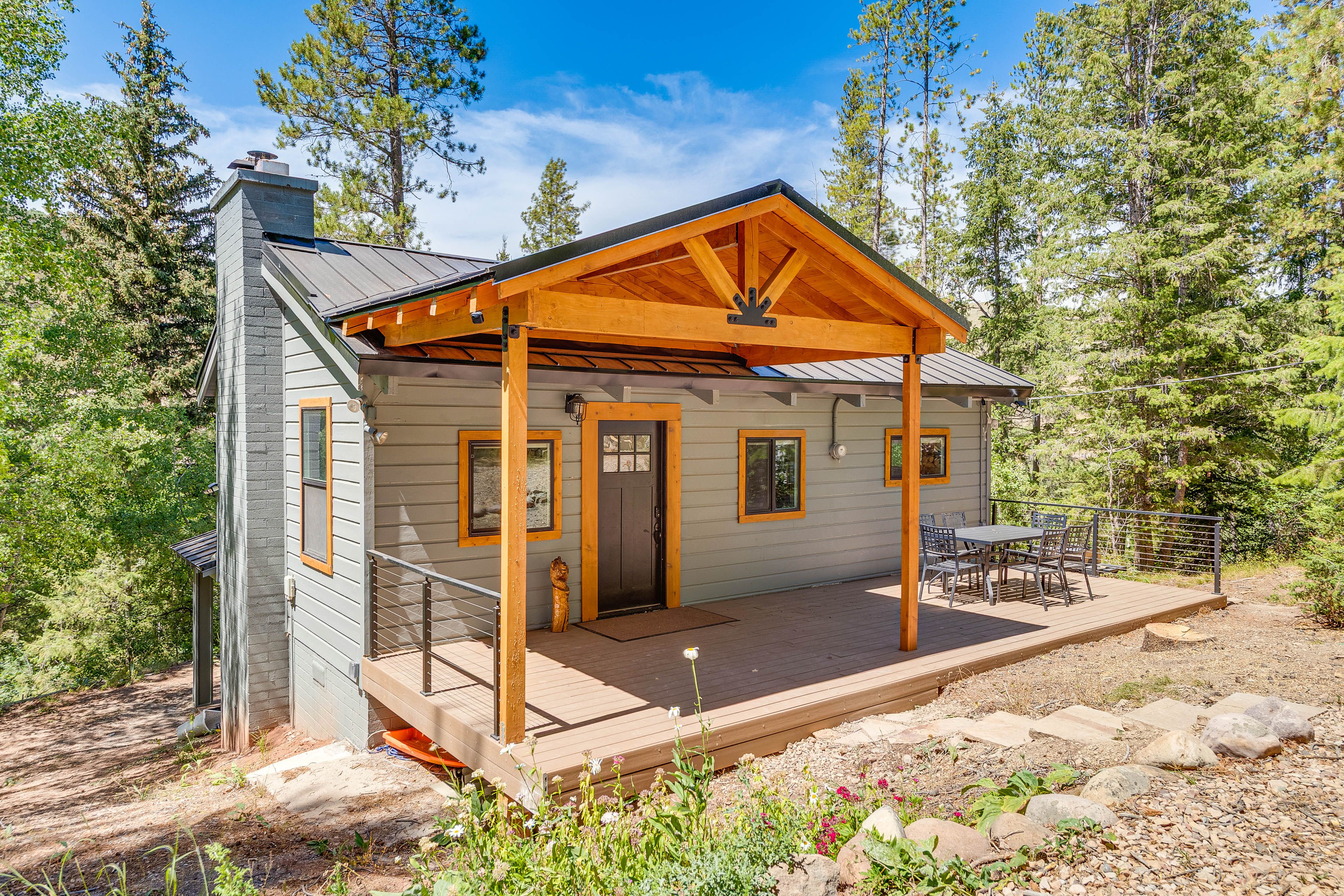 Kamas Vacation Rental | 3BR | 2BA | 1,200 Sq Ft | 10 Steps to Enter