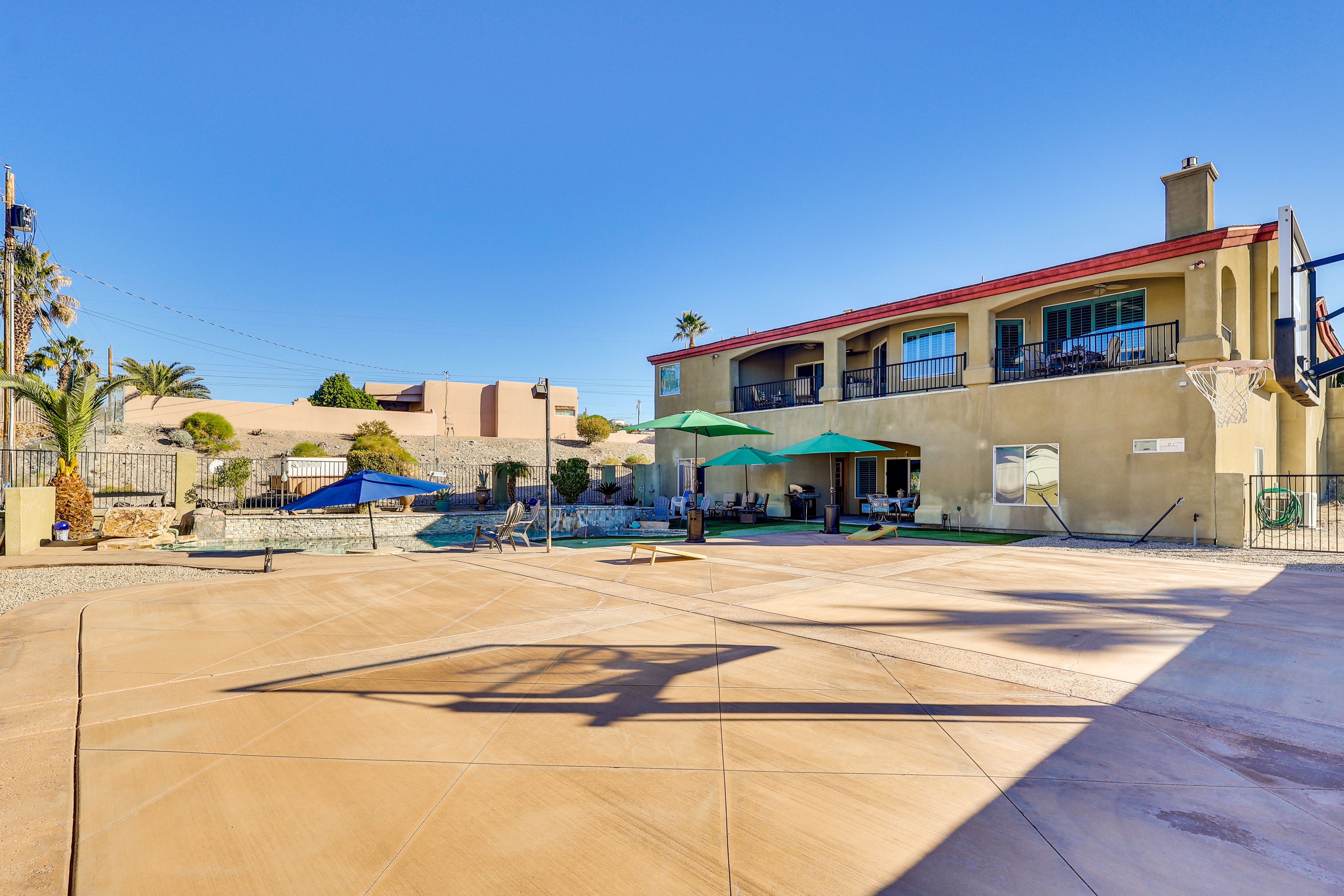 House Exterior | Half Basketball Court