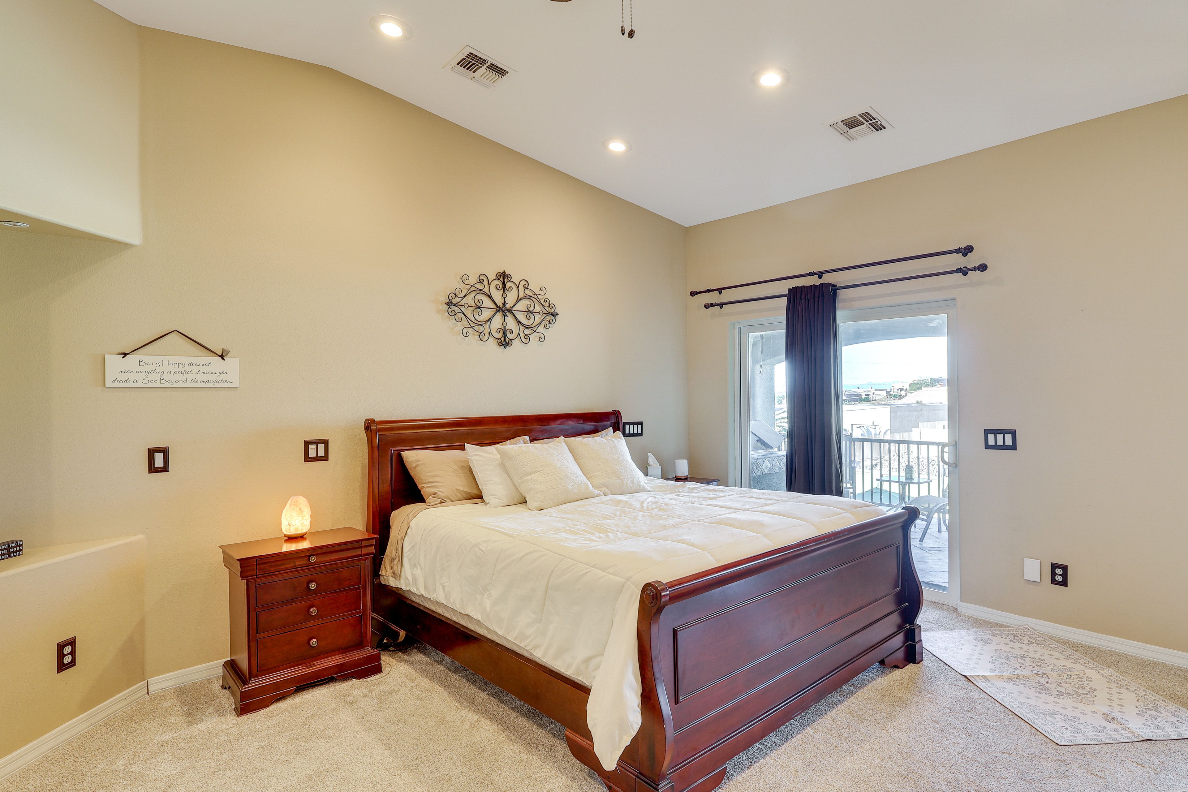 Bedroom 1 | King Bed | Smart TV | Deck Access | Main Level