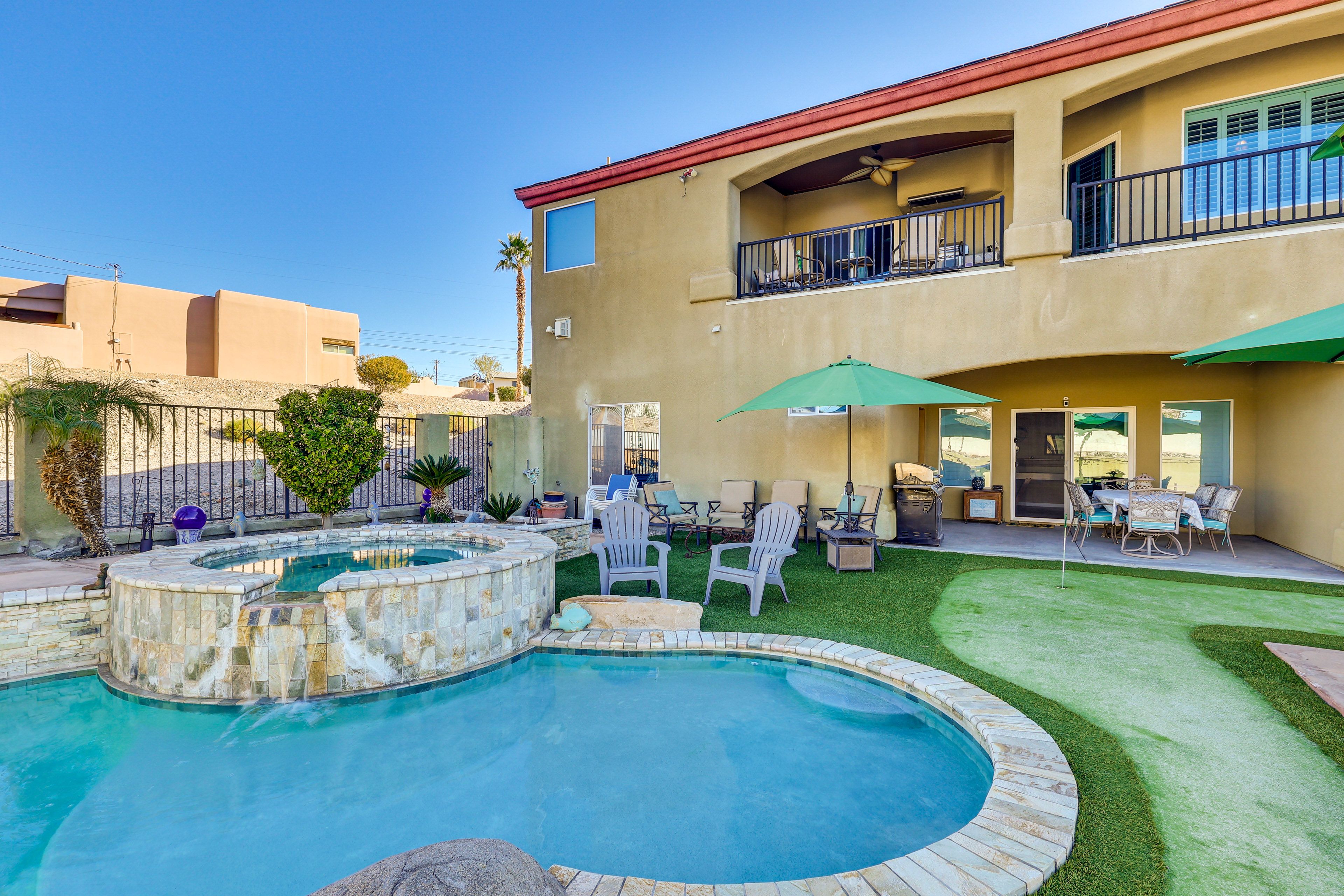 Lake Havasu City Vacation Rental | 6BR | 4BA | 4,100 Sq Ft | Step-Free Entry