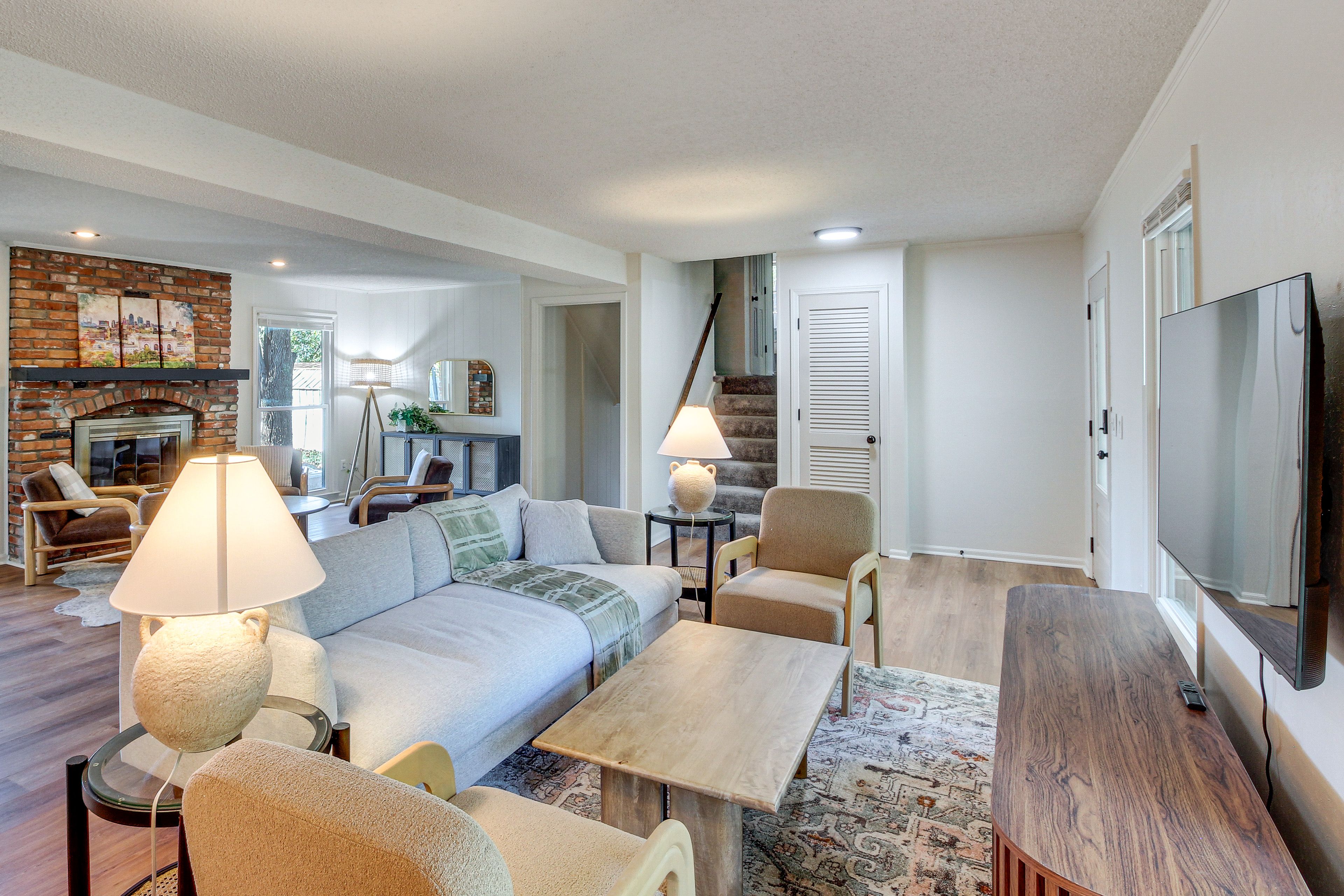 Living Room | Full Sleeper Sofa | Smart TV | Main Floor