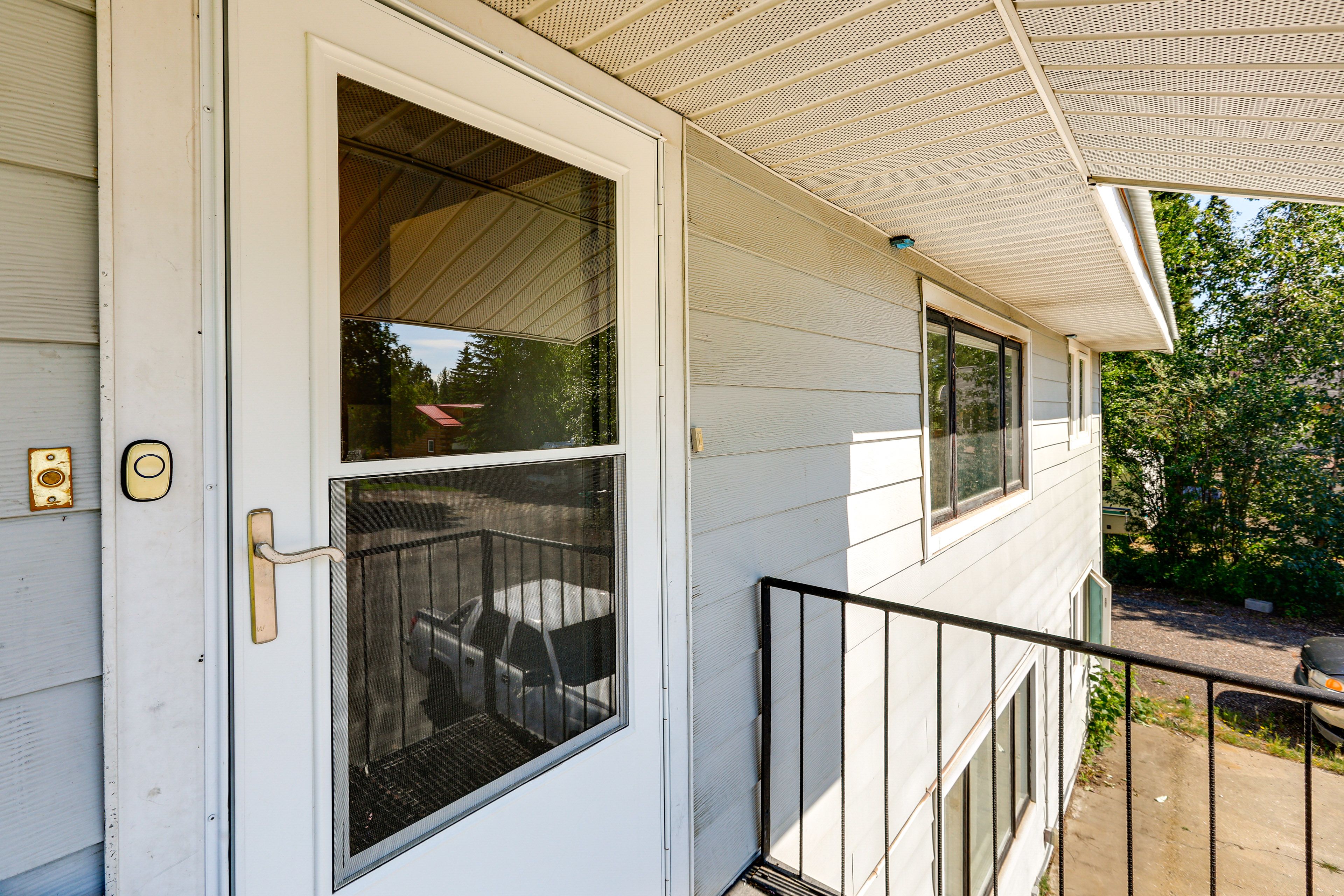 Exterior Entrance | Spiral Staircase Required