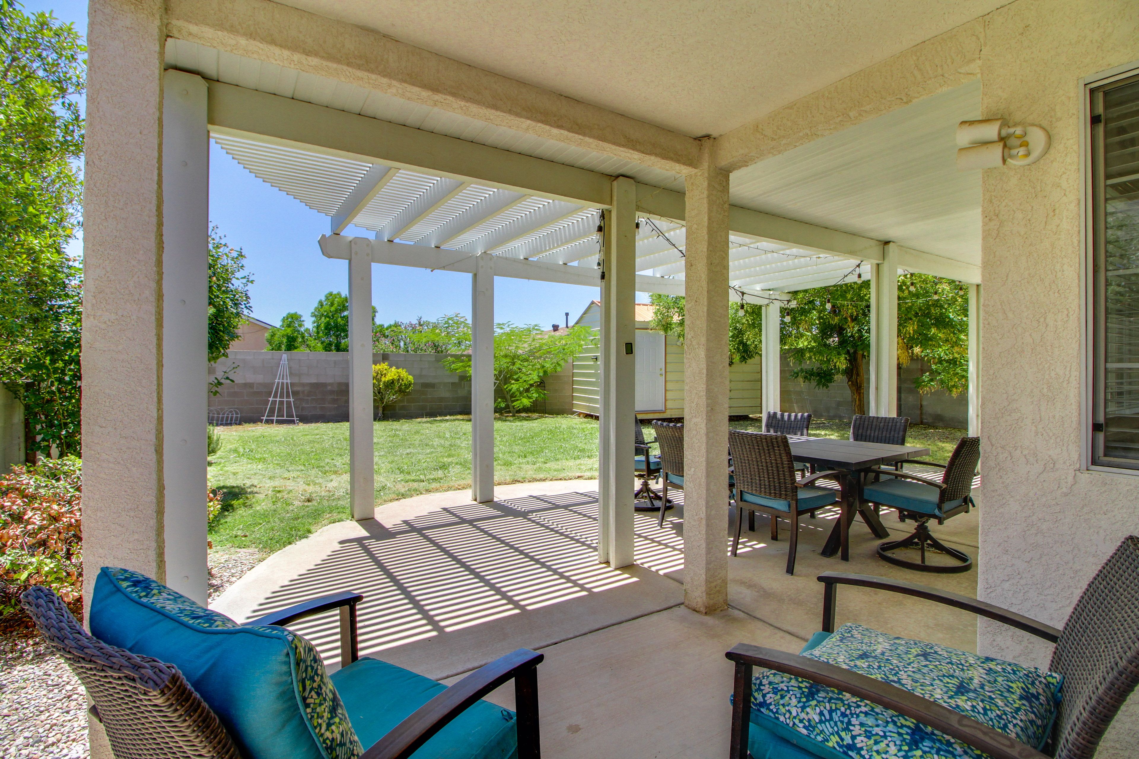 Private Patio | Fenced Backyard | Outdoor Dining