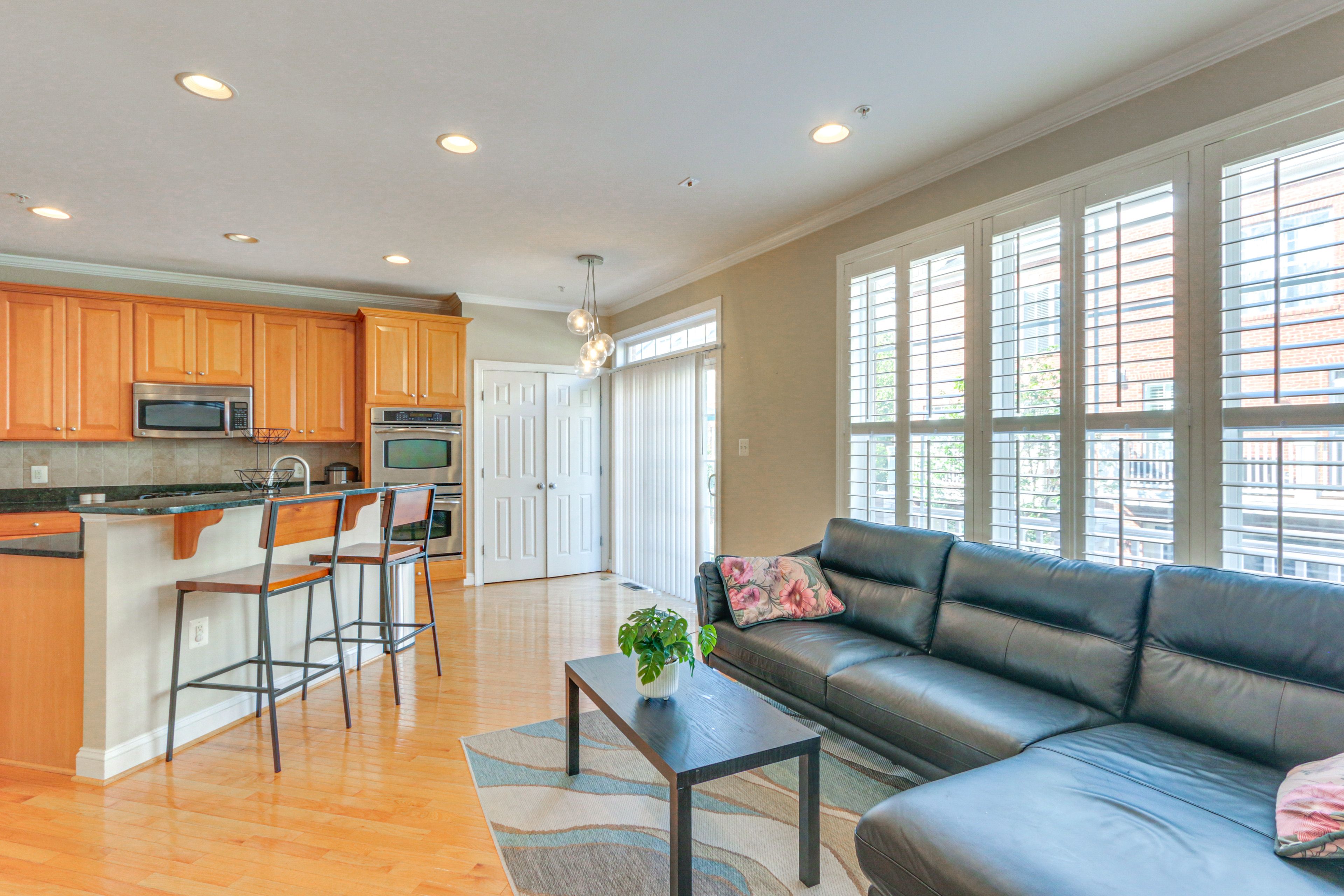 Family Room & Kitchen | Central A/C & Heat