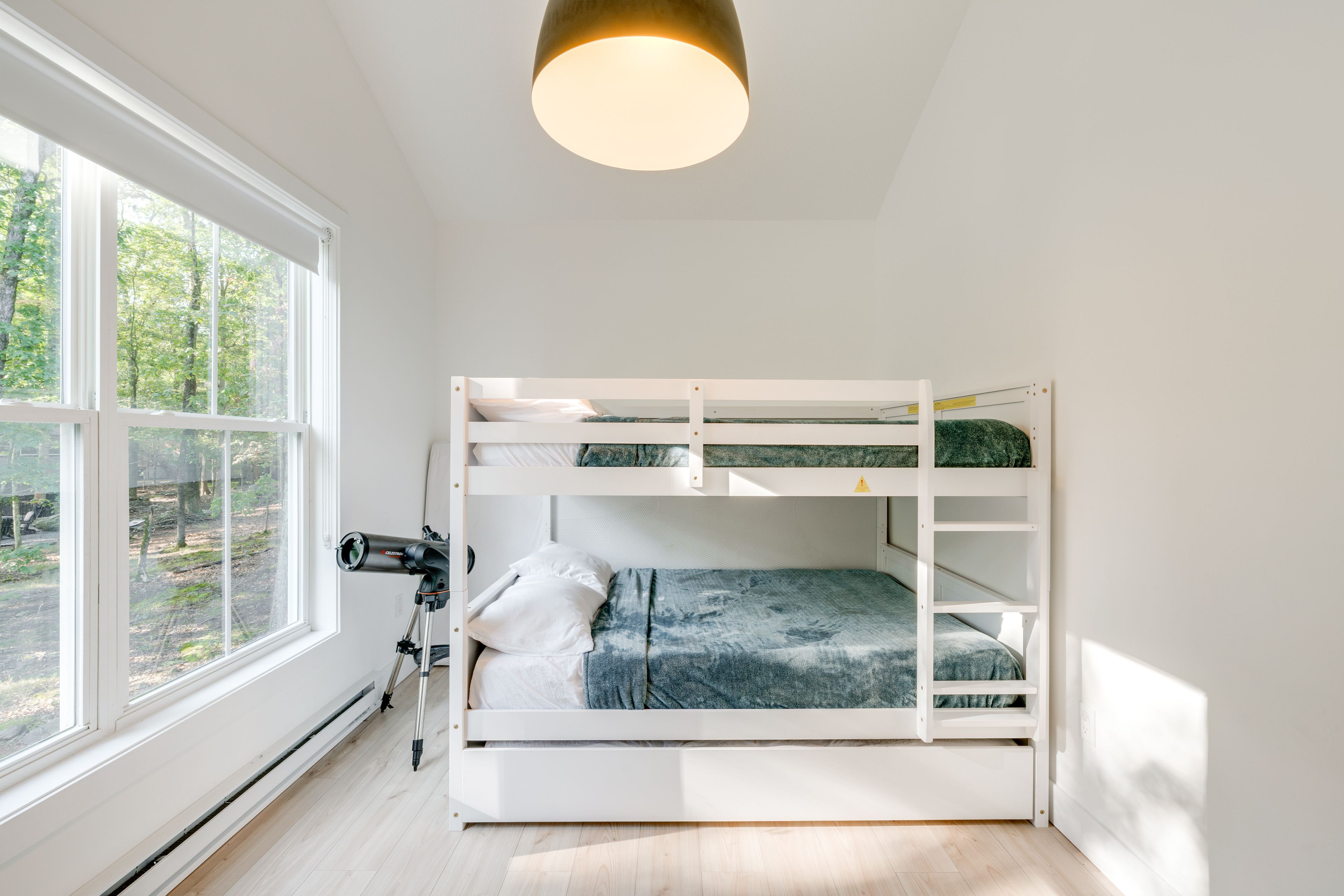 Bedroom 3 | 2nd Floor | Queen Bunk Bed w/ Twin Trundle | Telescope