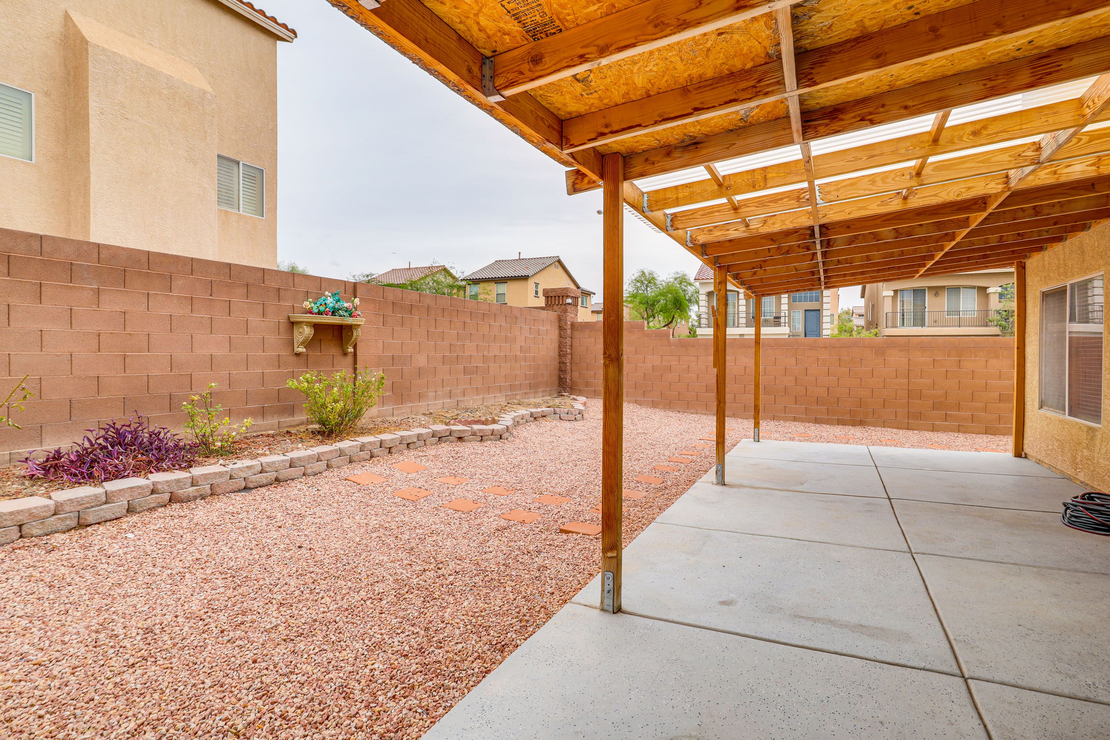 Covered Patio | Fenced Backyard